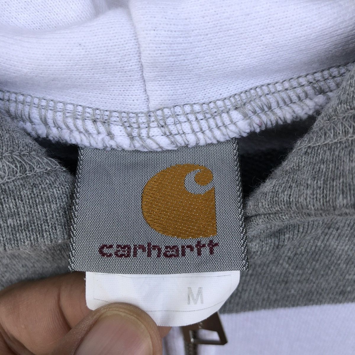 Carhartt Carhartt Striped Zipper Hoodie Size M / US 6-8 / IT 42-44 - 9 Thumbnail