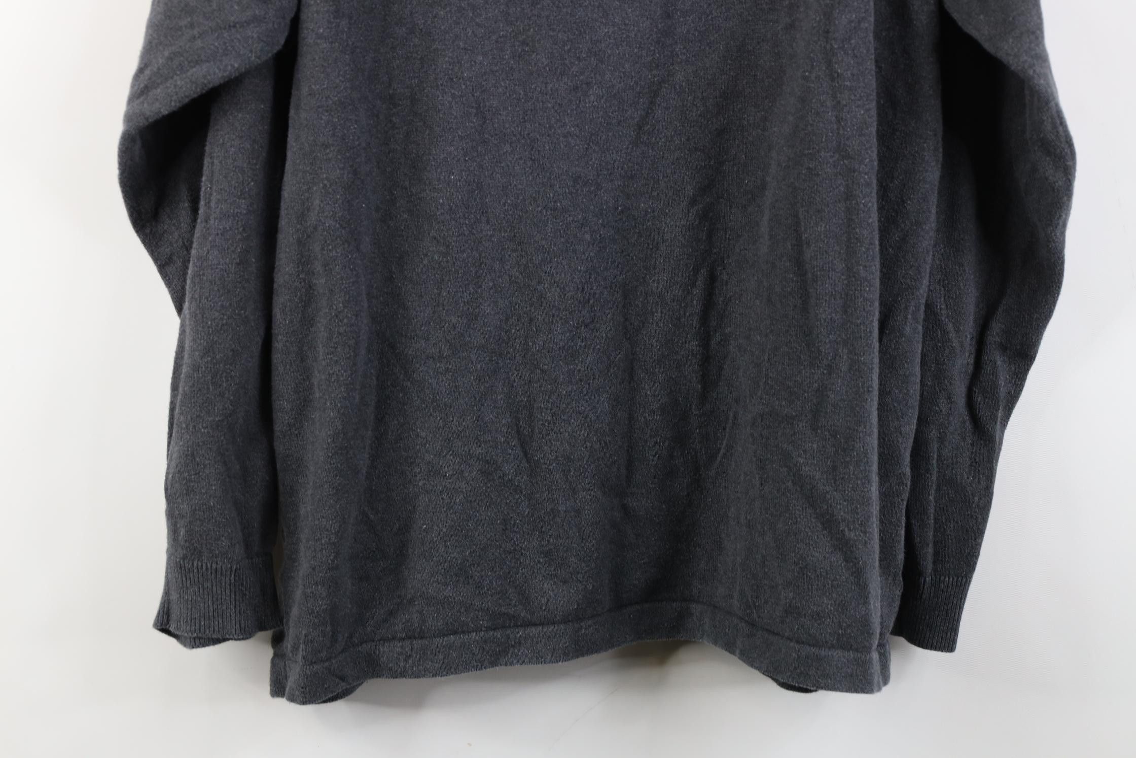 Vintage Vintage 90s Streetwear Cotton Knit Collared Polo Shirt Gray Size US L / EU 52-54 / 3 - 10 Thumbnail
