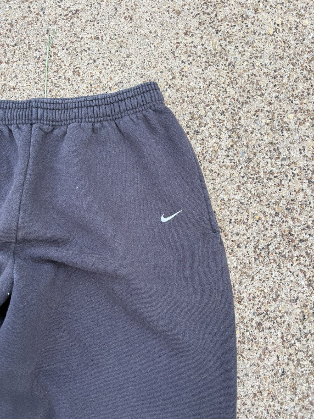 Nike × Vintage Vintage Made In Usa Baggy Black Faded Sweatpants Size US 34 / EU 50 - 3 Thumbnail