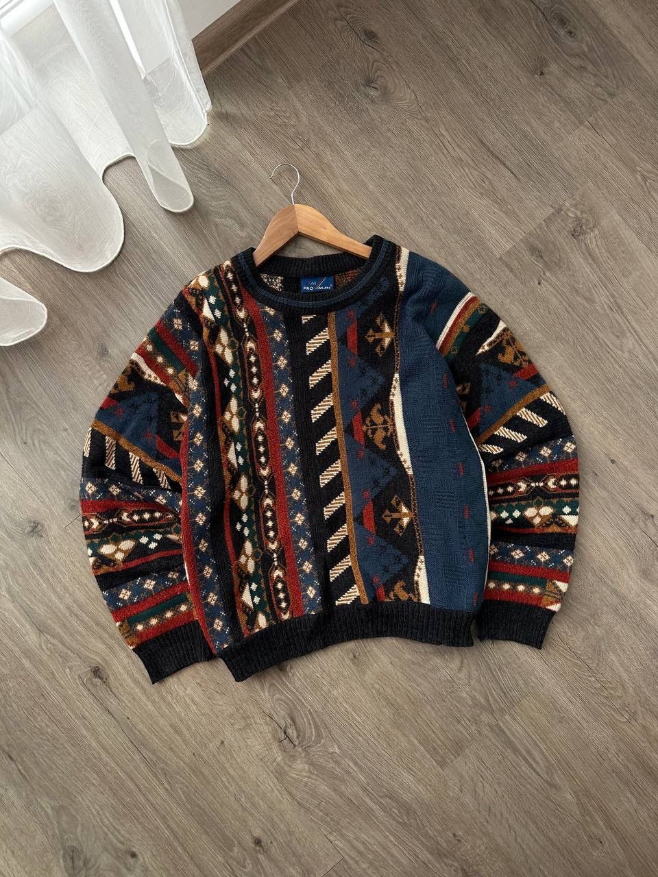 Carlo Colucci × Coogi × Vintage Vintage Coogi Style Knit Y2K Style Sweater Size US M / EU 48-50 / 2 - 2 Thumbnail