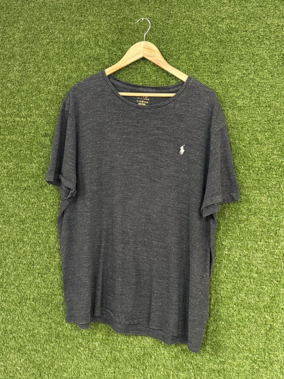 Polo Ralph Lauren Polo Ralph Lauren Grey Logo White Tee 2XL XXL Size US XXL / EU 58 / 5 - 1 Thumbnail