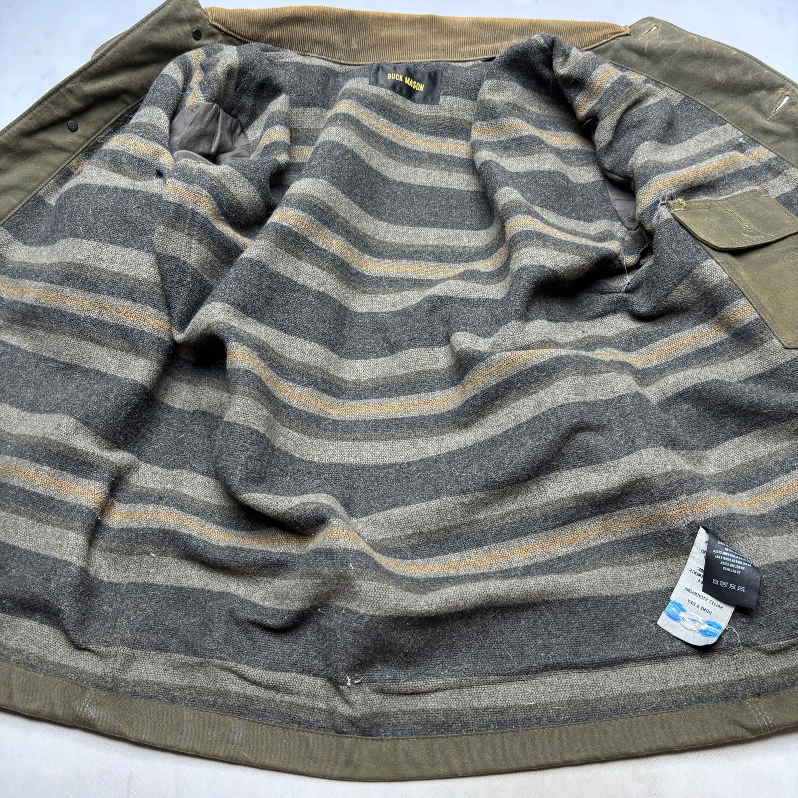Buck Mason Buck Mason Dry Waxed Canvas Highland Jacket Men's Medium Size US M / EU 48-50 / 2 - 5 Thumbnail