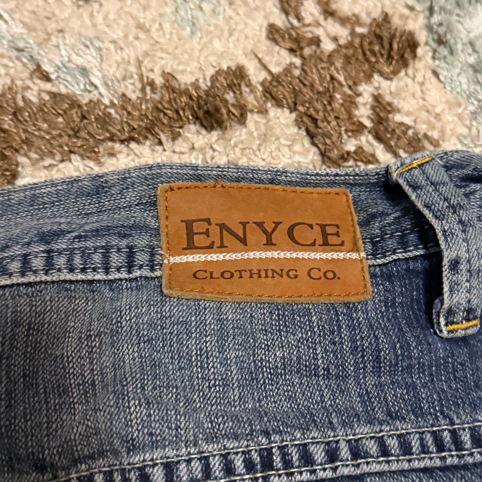 Enyce Vintage ENYCE Baggy Jean Shorts Spellout Size 44 Y2K Size US 44 / EU 60 - 5 Thumbnail