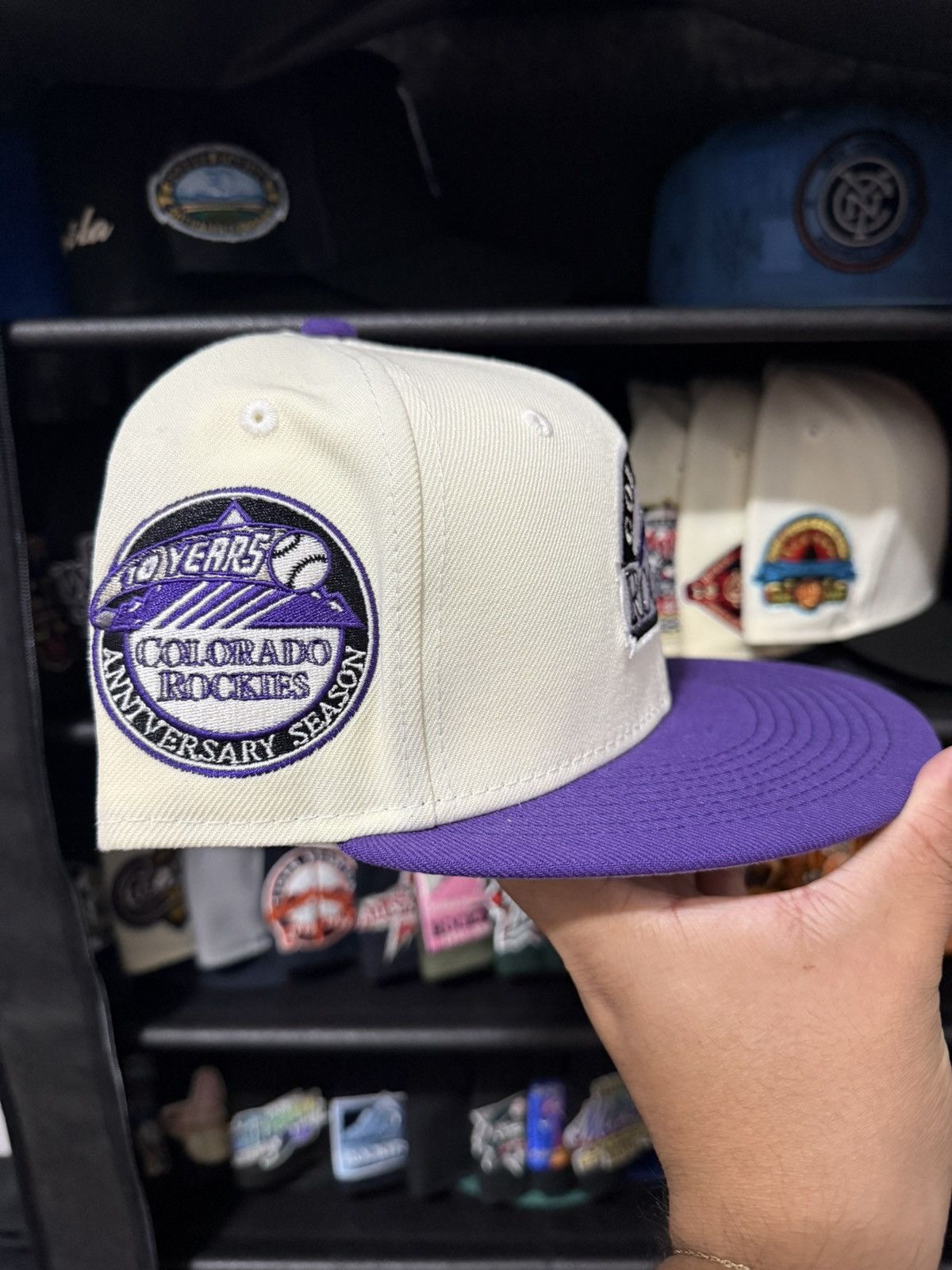 Hat Club Hat Club Colorado Rockies 10th Anniversary 7 1/8 Size ONE SIZE - 2 Thumbnail