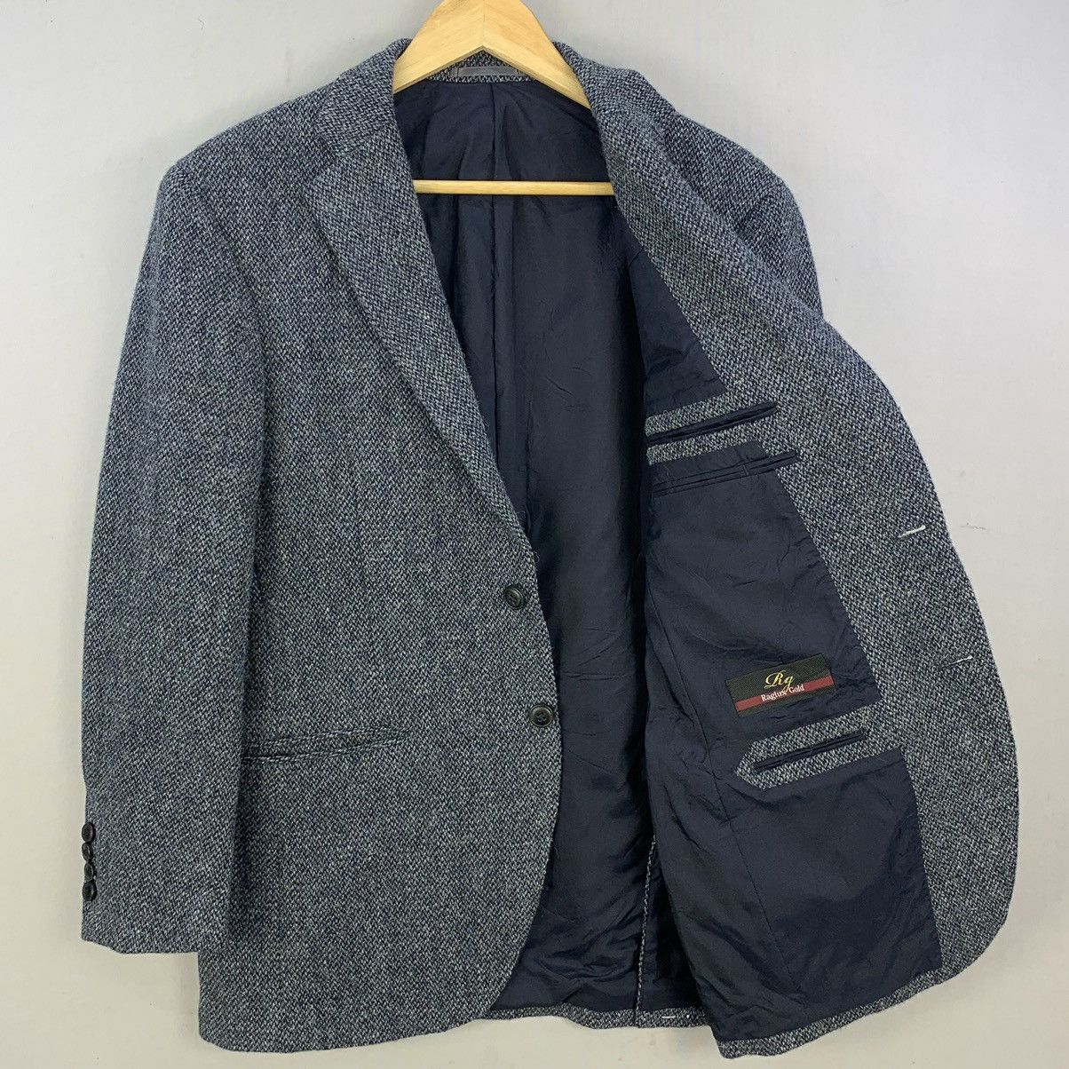 Harris Tweed Vintage Harris Tweed Wool Blazer Jacket Size US L / EU 52-54 / 3 - 13 Thumbnail