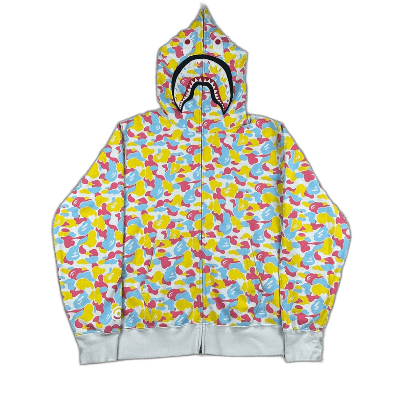 Bape Bape Candy Camo Shark Zip Hoodie Size US XL / EU 56 / 4 - 1 Thumbnail