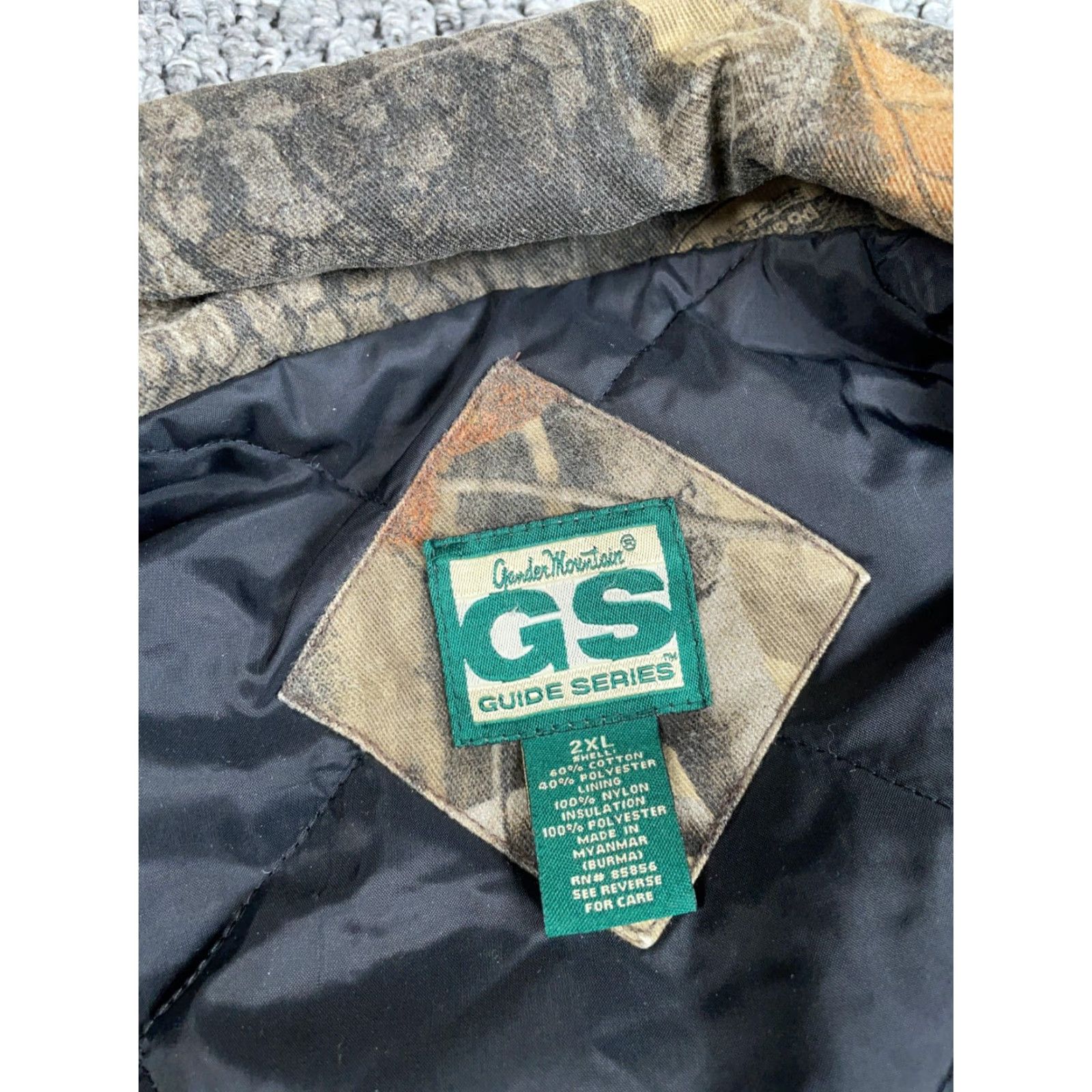 Realtree Gander Mountain Guide Series Camouflage Jacket Adult 2XL Realtree Hardwoods Camo Bomber Jacket Hipster Outdoor 90s Men Size US XXL / EU 58 / 5 - 3 Thumbnail