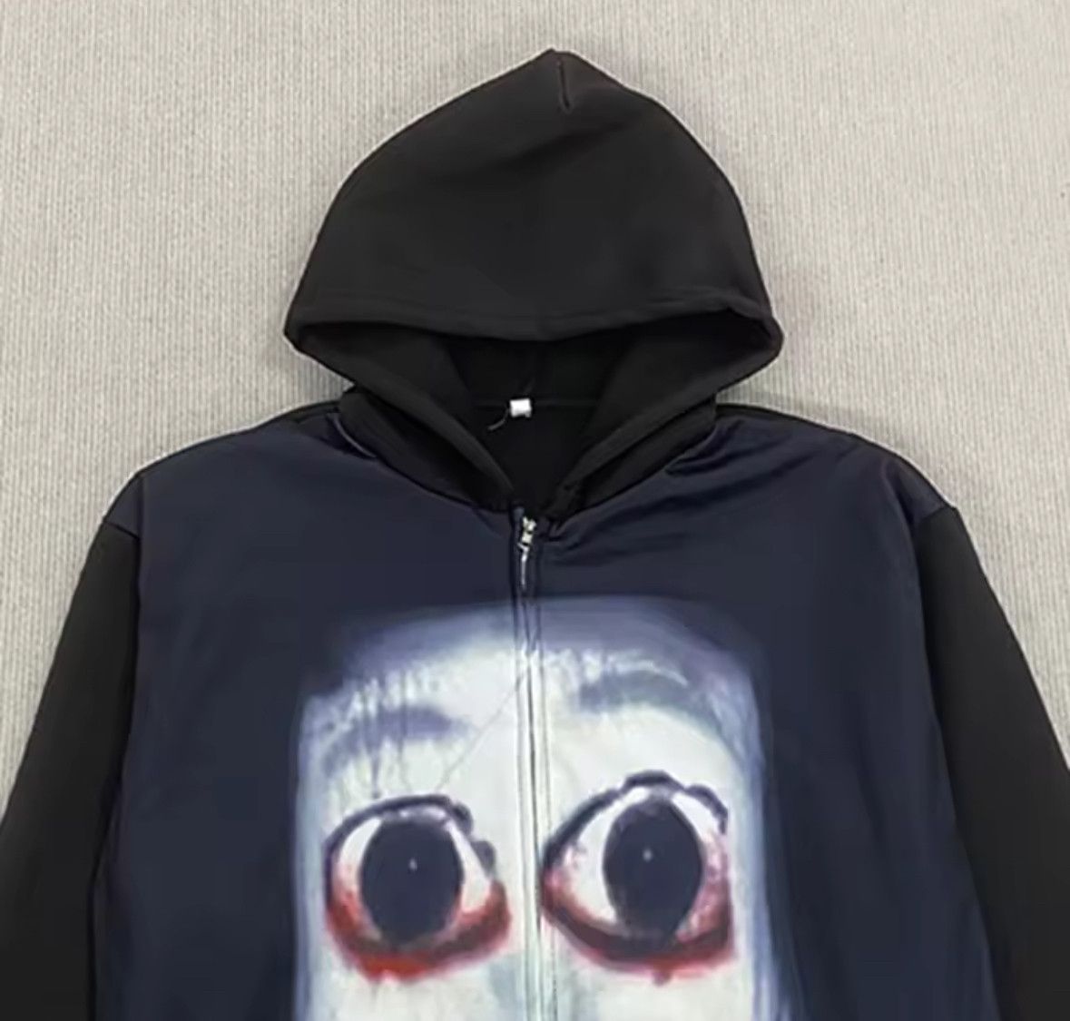 Other Fashion Punk Y2K Goth Grunge Funny Scary Ghost Face Hoodies Size US M / EU 48-50 / 2 - 4 Thumbnail