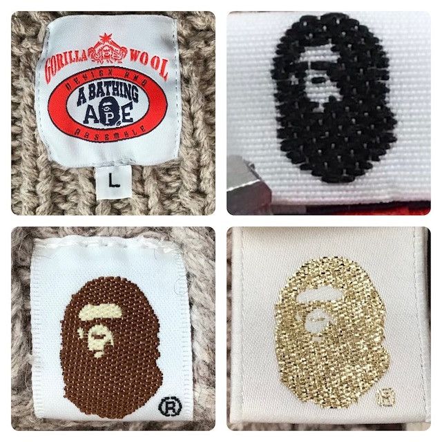 Bape × Nigo BAPE APE HEAD knit cardigan a bathing ape NIGO Size US L / EU 52-54 / 3 - 9 Thumbnail