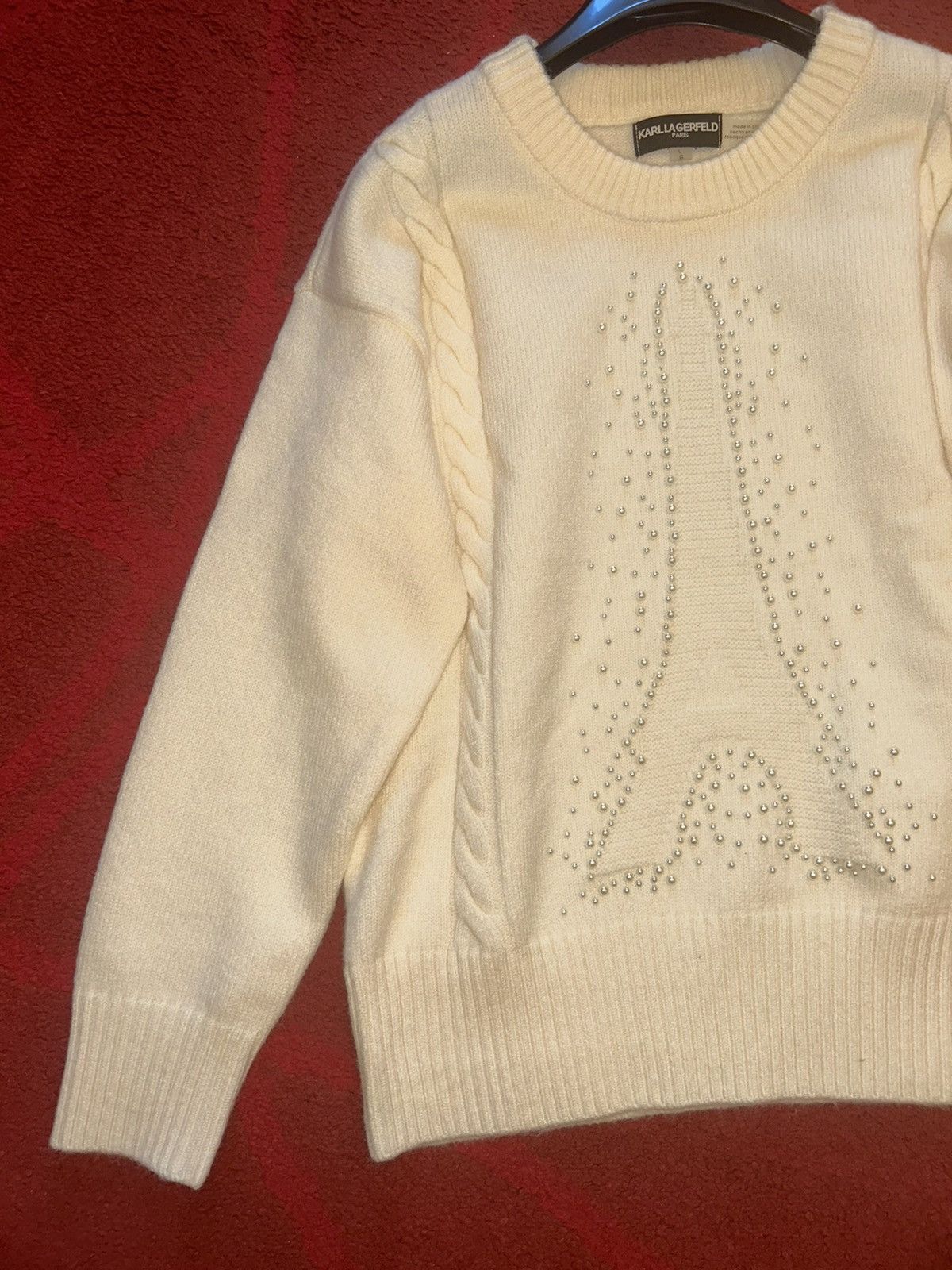 Karl Lagerfeld Karl Lagerfeld White Long Sleeve Size L / US 10 / IT 46 - 2 Thumbnail