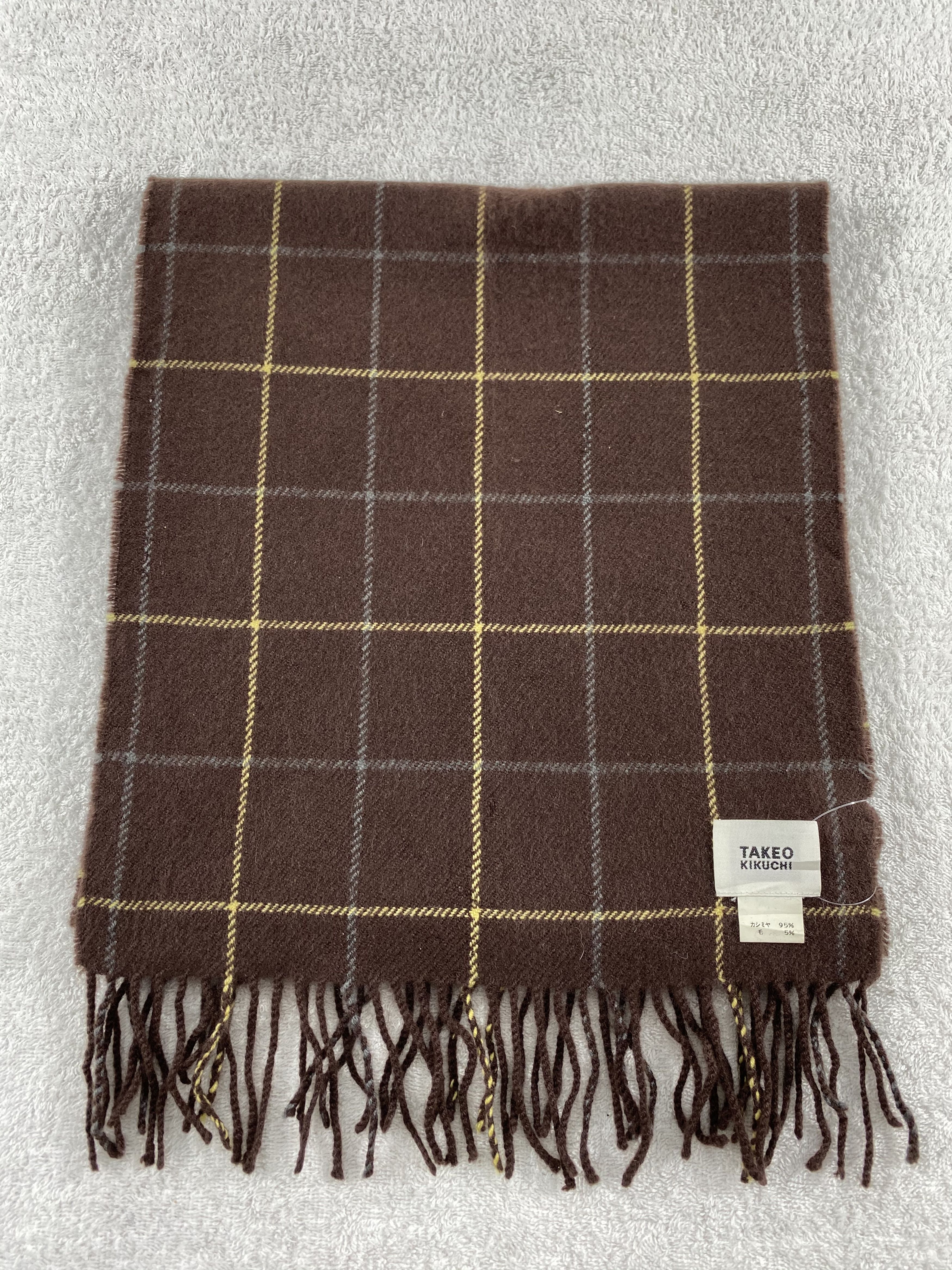 Takeo Kikuchi × Vintage Takeo Kikuchi Scarf / Muffler / Neckwear - WW1665 Size ONE SIZE - 2 Thumbnail