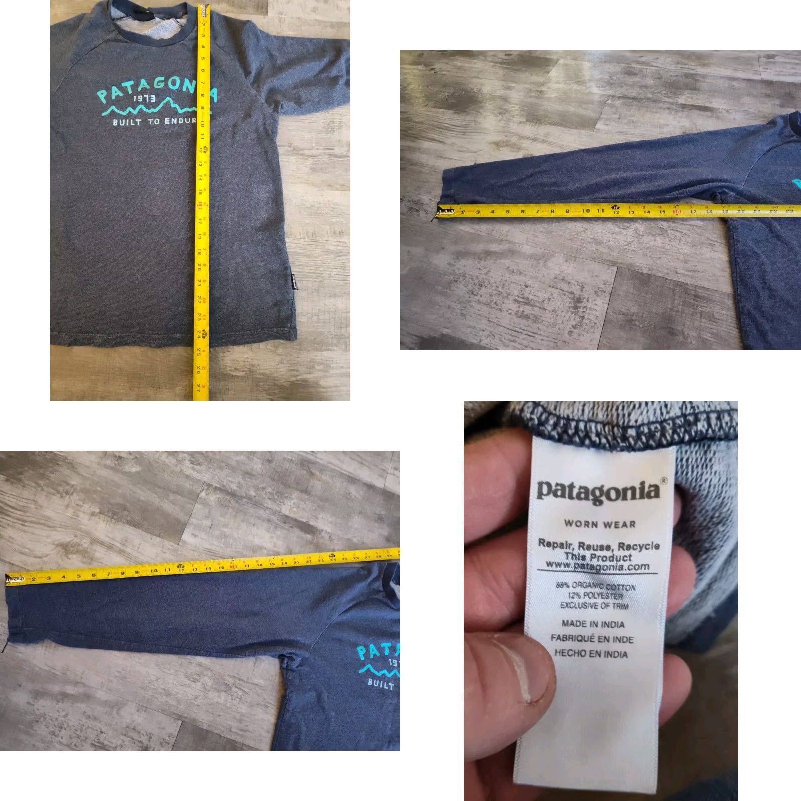 Patagonia Patagonia Womens Geologers Ahnya Crewneck Sweatshirt Size S Blue Logo Size S / US 4 / IT 40 - 8 Thumbnail