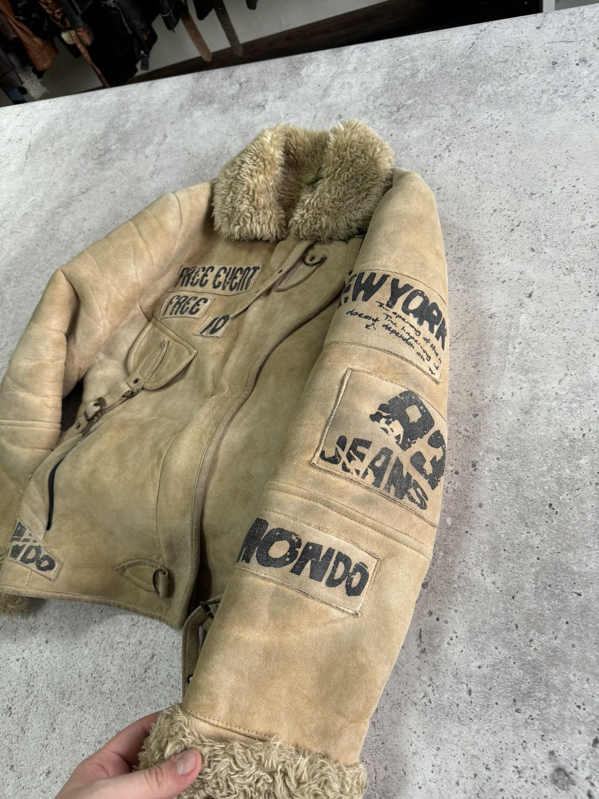 Junya Watanabe VNT 90-00s Shearling Hysteric Glamour Kapital Style Jacket Size US M / EU 48-50 / 2 - 5 Thumbnail