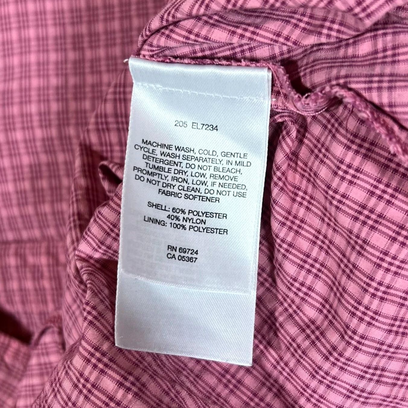 Vintage Columbia GRT Rugged Trekking Pink Check Long Sleeve Shirt Women's Medium Size M / US 6-8 / IT 42-44 - 3 Thumbnail