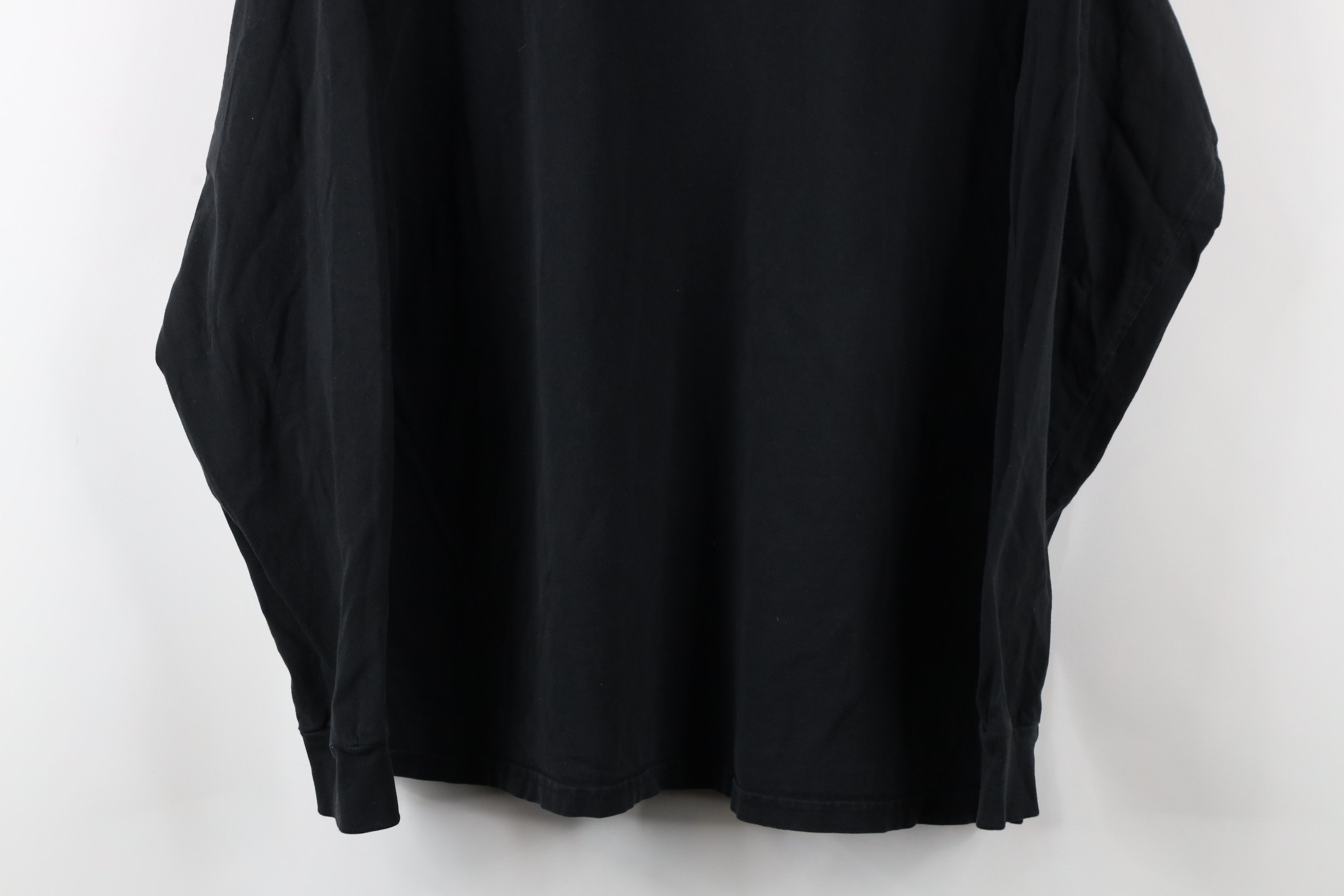 Vintage Vintage 90s Streetwear Long Sleeve T-Shirt Black Cotton Size US L / EU 52-54 / 3 - 3 Thumbnail