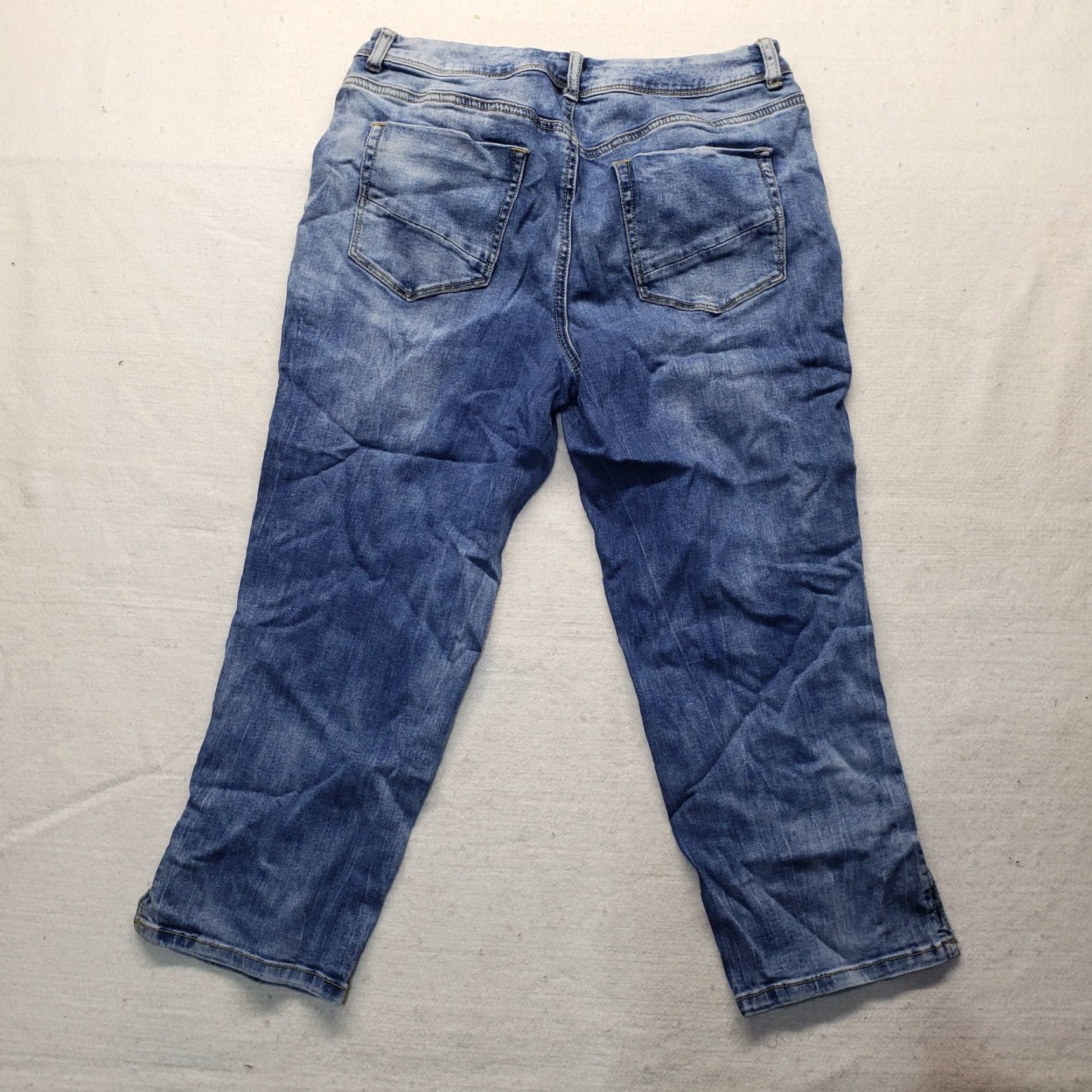 Vintage Maurices Bootcut Jeans Medium Wash Blue Denim Pants Relaxed Women's 10 Cotton Polyester Spandex 5-Pocket Size 32" / US 10 / IT 46 - 8 Thumbnail
