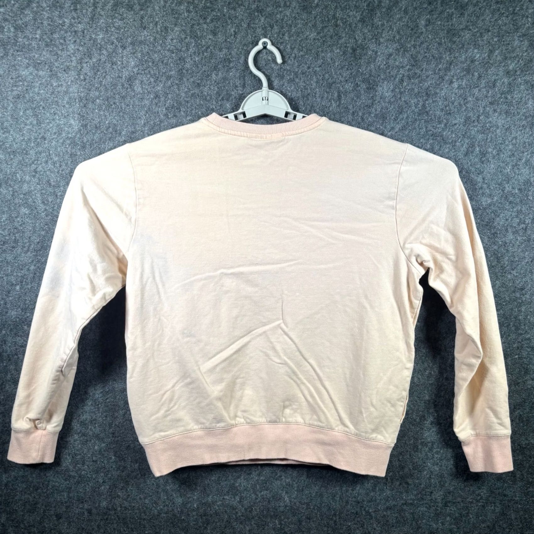 Fila Fila Sweatshirt Women's M Pink Cotton Pullover Crew Neck Lined Athletic Stretch SGD Size M / US 6-8 / IT 42-44 - 2 Thumbnail