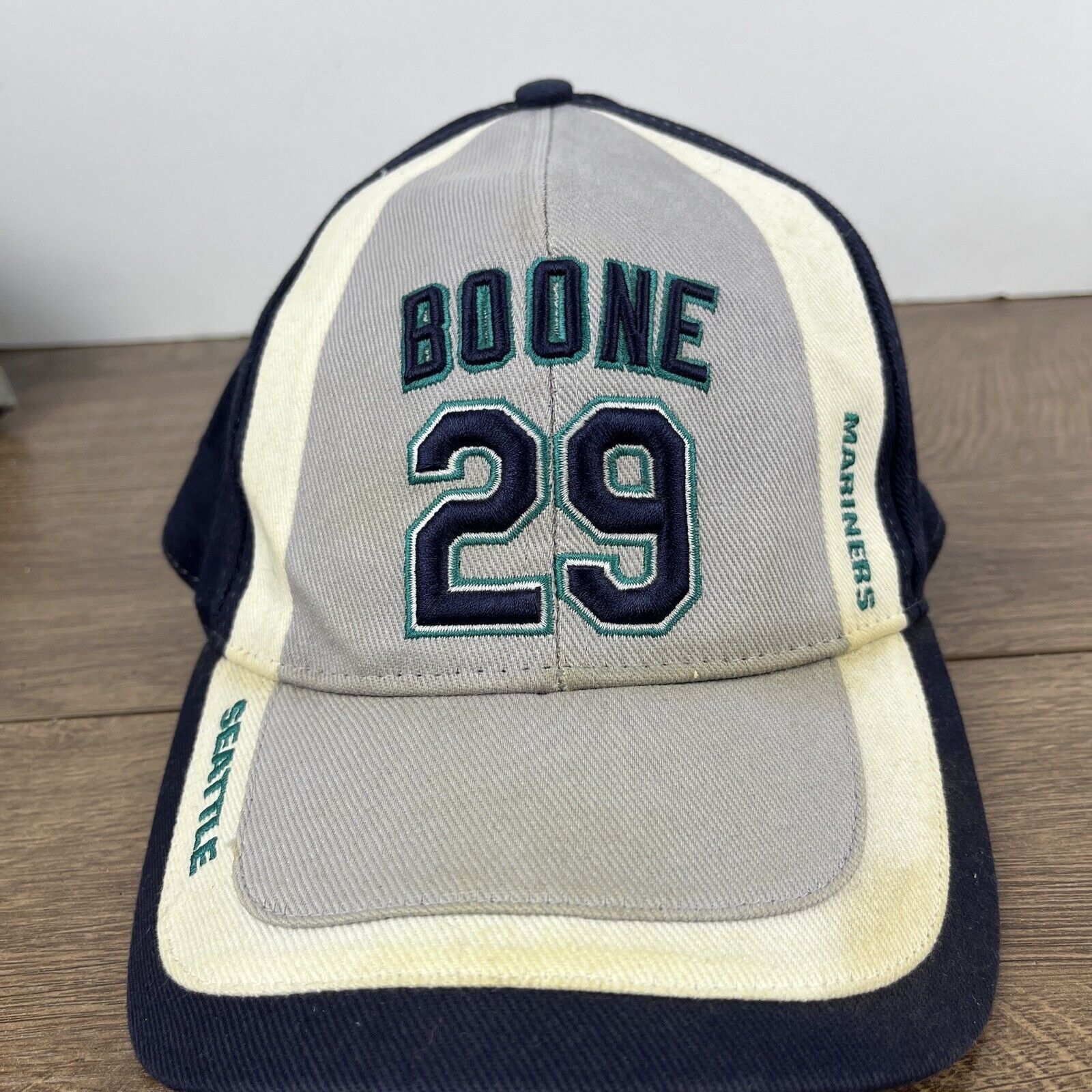 Other Seattle Mariners Hat 29 Boone Gray Hat Adjustable Adult Size Size ONE SIZE - 3 Thumbnail