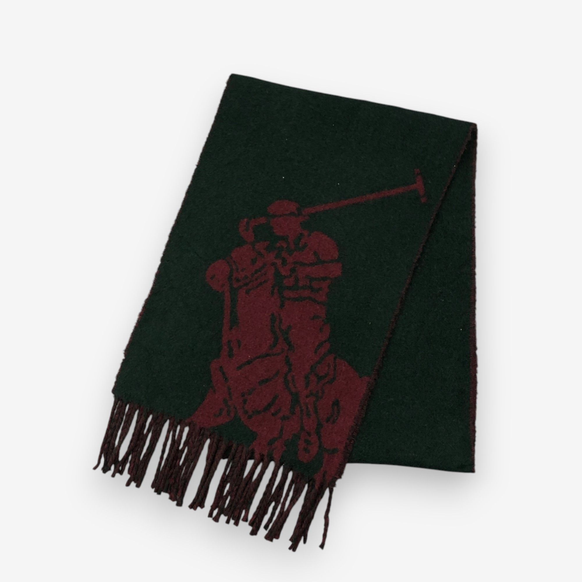 Polo Ralph Lauren Vintage Polo Ralph Lauren Scarf Muffler Wool Scarves Size ONE SIZE - 1 Thumbnail