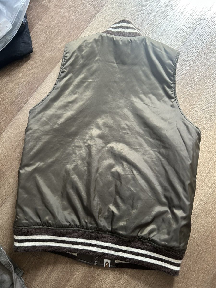 Bape Bape Reversible Quilted Bapesta Print Vest Brown Size US L / EU 52-54 / 3 - 8 Thumbnail