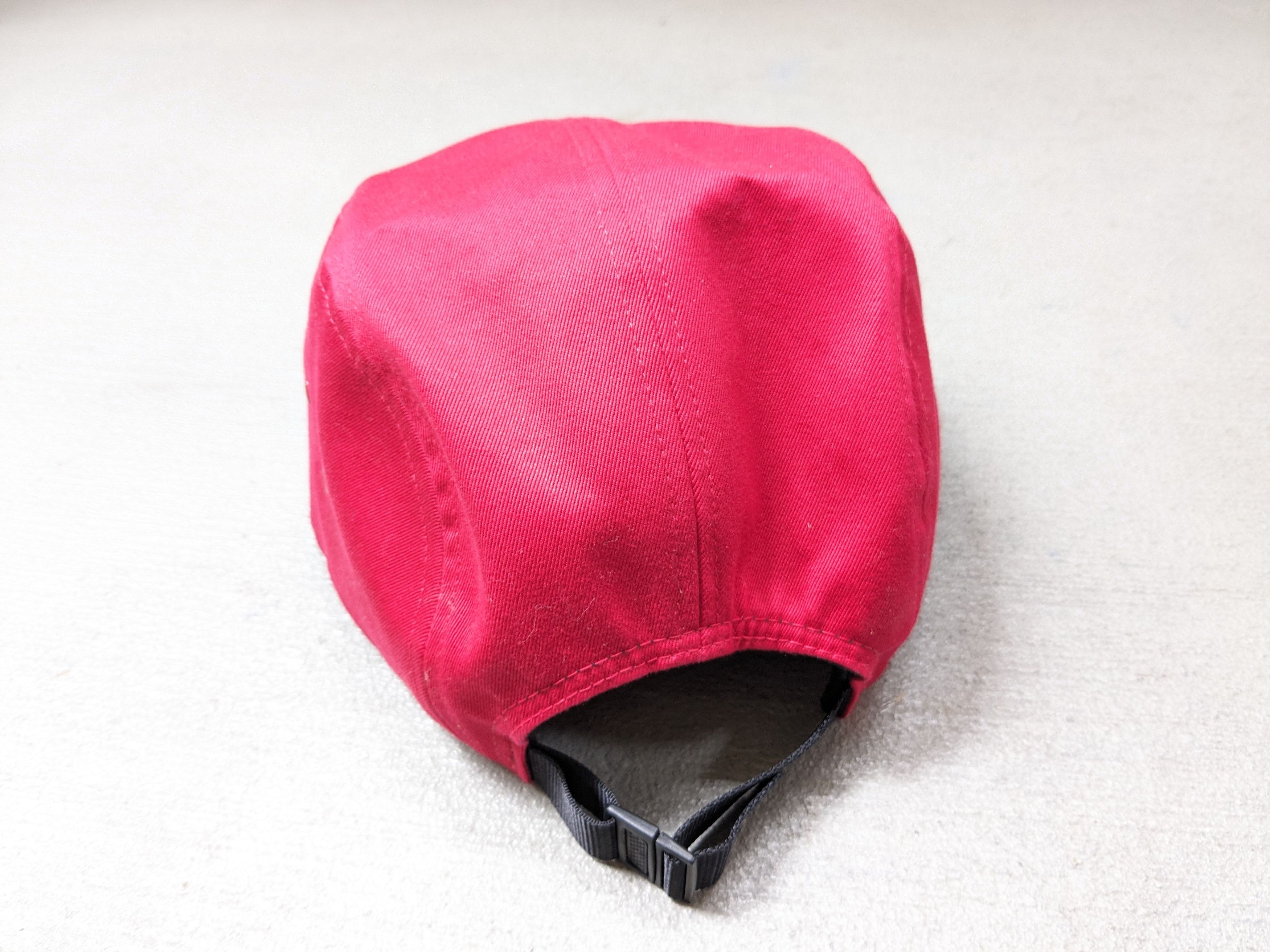 Supreme Supreme Expedition Leather Visor Camp Cap Red Brown BOGO Size ONE SIZE - 8 Thumbnail
