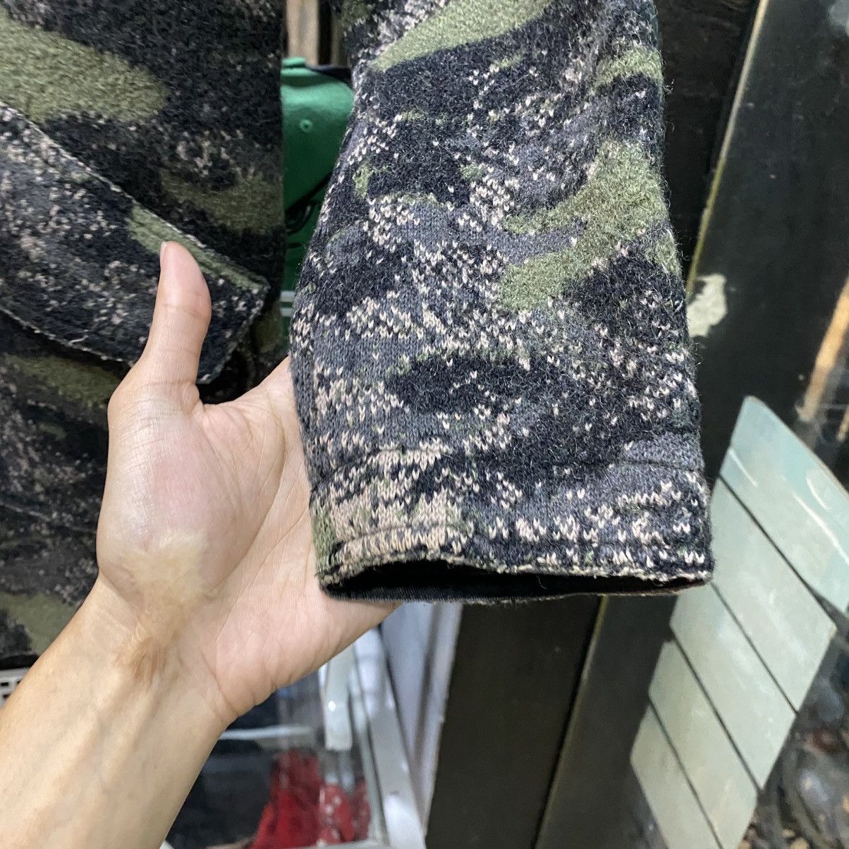 Diesel × Vintage Vintage 90s Diesel Wool Blend Camouflage Coat Jackets Size US S / EU 44-46 / 1 - 7 Thumbnail