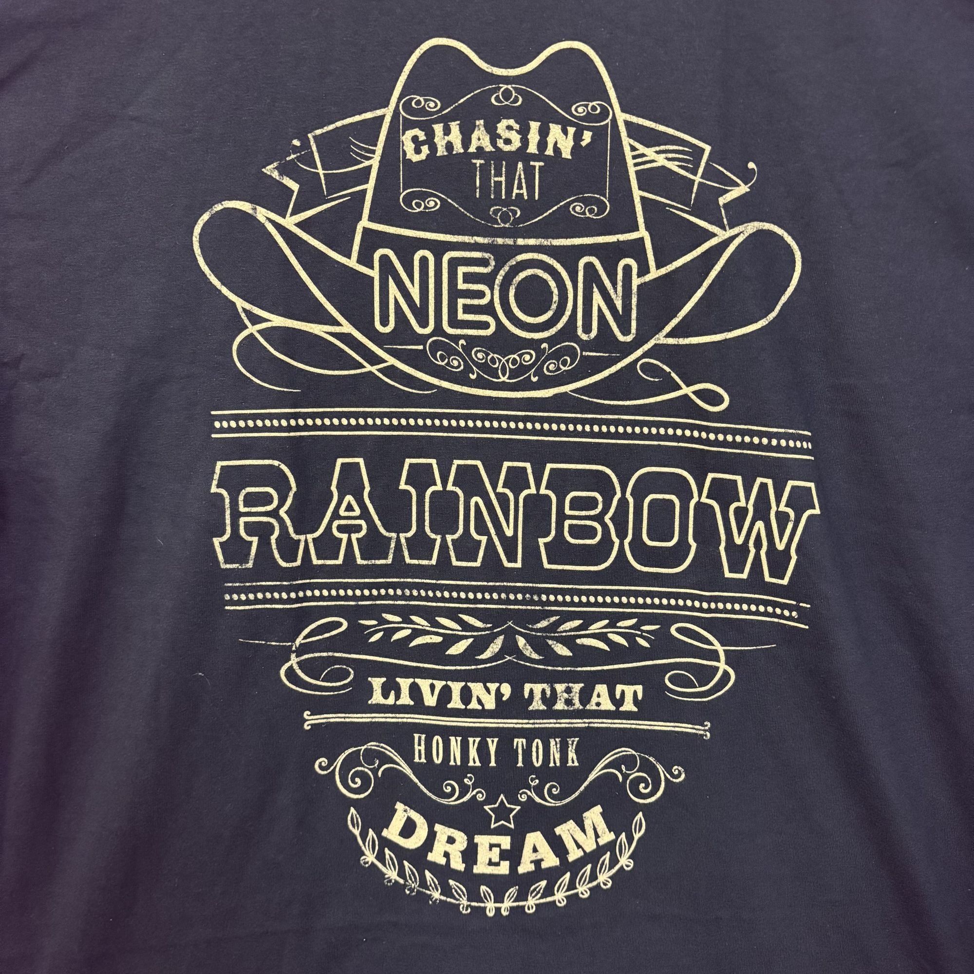 Band Tees Alan Jackson Chasin' That Neon Rainbow Black T-Shirt XL Size US XL / EU 56 / 4 - 2 Thumbnail