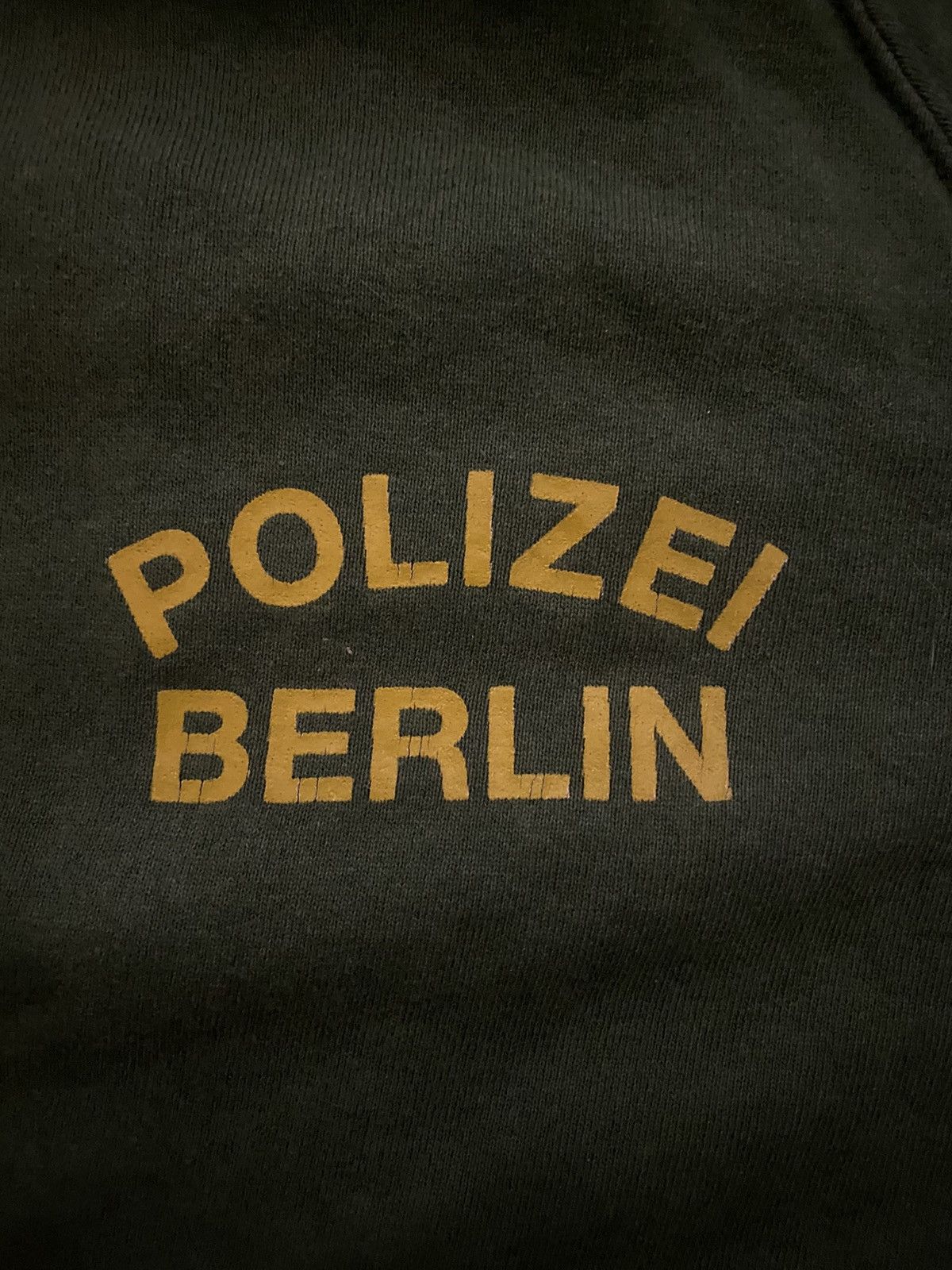 Japanese Brand POLIZEI BERLIN washed boxy hoodie vetments style rare 90s Size US M / EU 48-50 / 2 - 6 Thumbnail