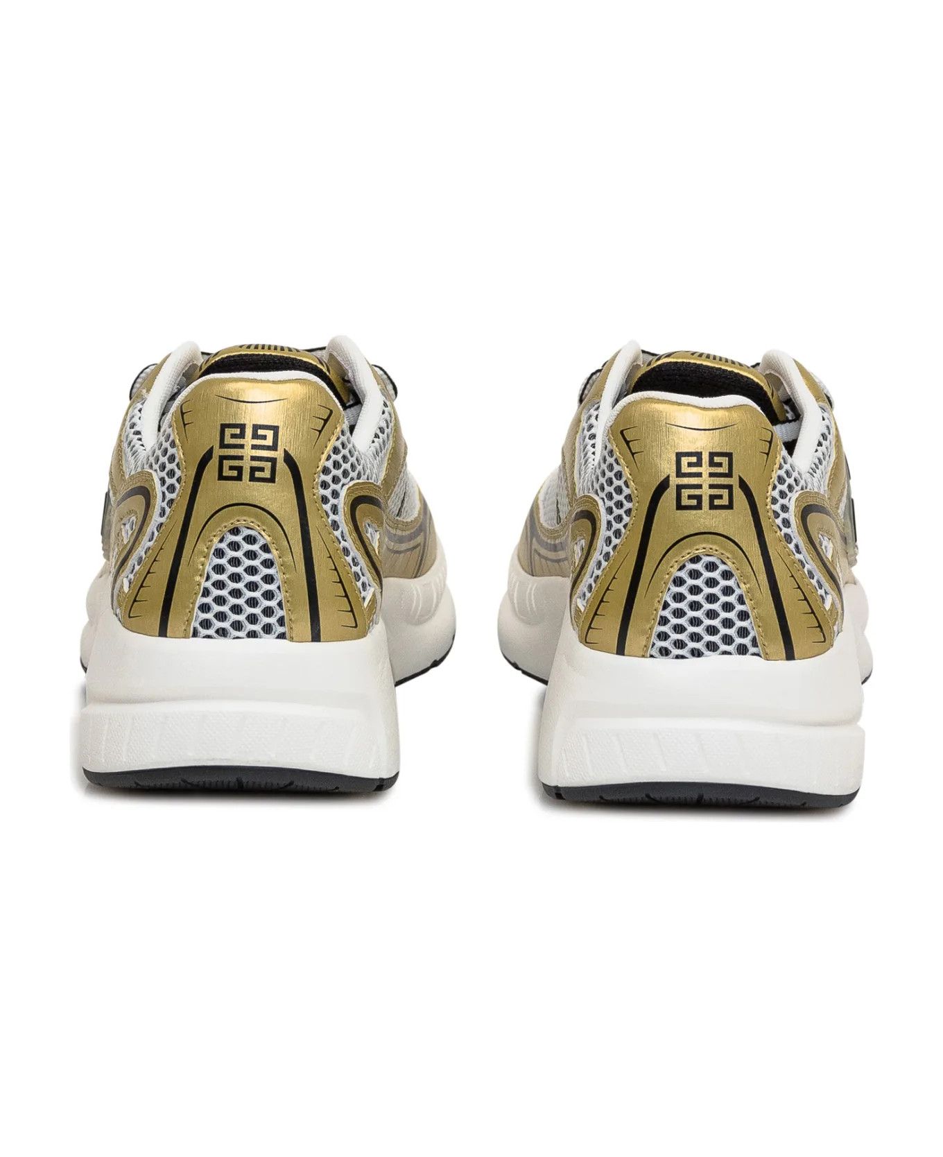 Givenchy o1n1vont0326 Nfnty-52 Runners in Golden/White Size US 9.5 / EU 42-43 - 4 Thumbnail