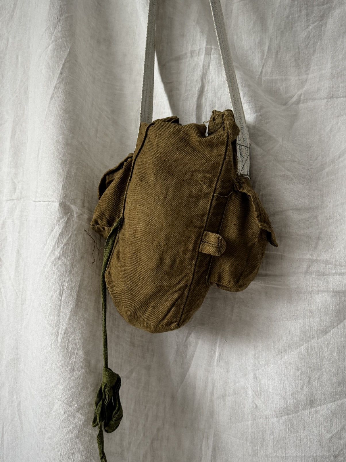 Vintage Vintage 70s Military Army Soviet Union Carrying Gas Mask Bag Size ONE SIZE - 4 Thumbnail