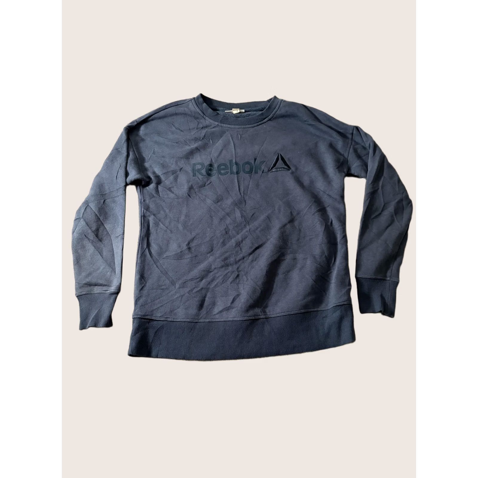 Reebok Reebok Shirt Mens M Blue Sweatshirt Fleece Pullover Crewneck Logo Athletic Sport Size US M / EU 48-50 / 2 - 1 Thumbnail