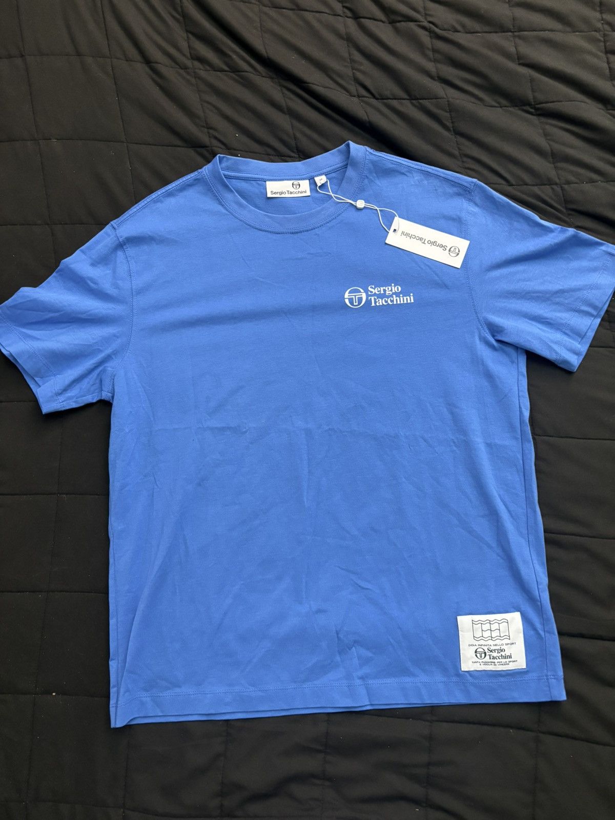 Sergio Tacchini Sergio Tacchini Blue Sports Tee Size US M / EU 48-50 / 2 - 1 Thumbnail