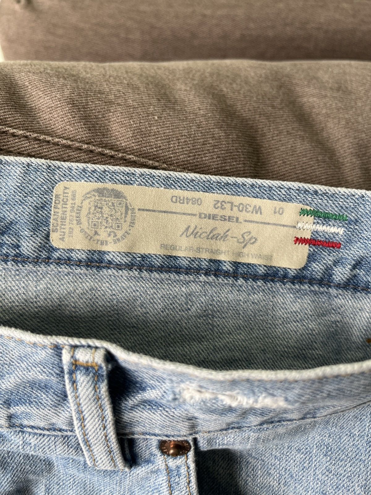 Designer × Diesel Diesel industry Distressed Jeans Size 31" - 18 Thumbnail