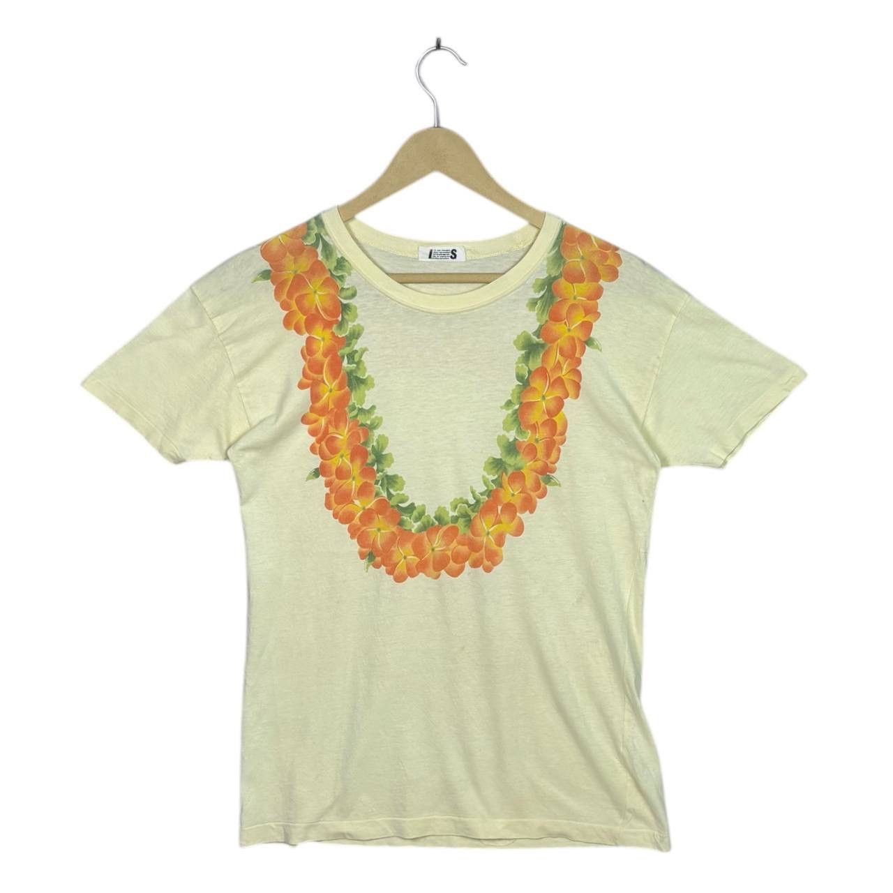 Issey Miyake Vintage I.S. Issey Miyake Lei Flower Tee Size US M / EU 48-50 / 2 - 1 Thumbnail