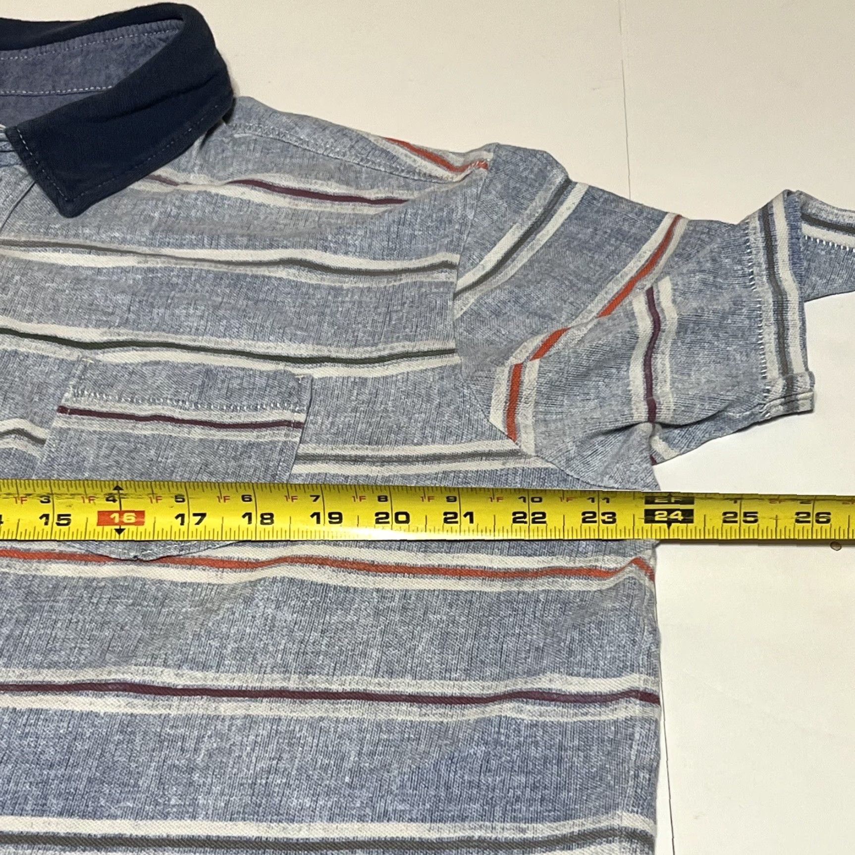 Tommy Bahama Tommy Bahama Polo Shirt Men's XL Island 100% Cotton Blue Striped Modern Fit Short Sleeve Polo Shirt Men XL Blue Size US XL / EU 56 / 4 - 6 Thumbnail