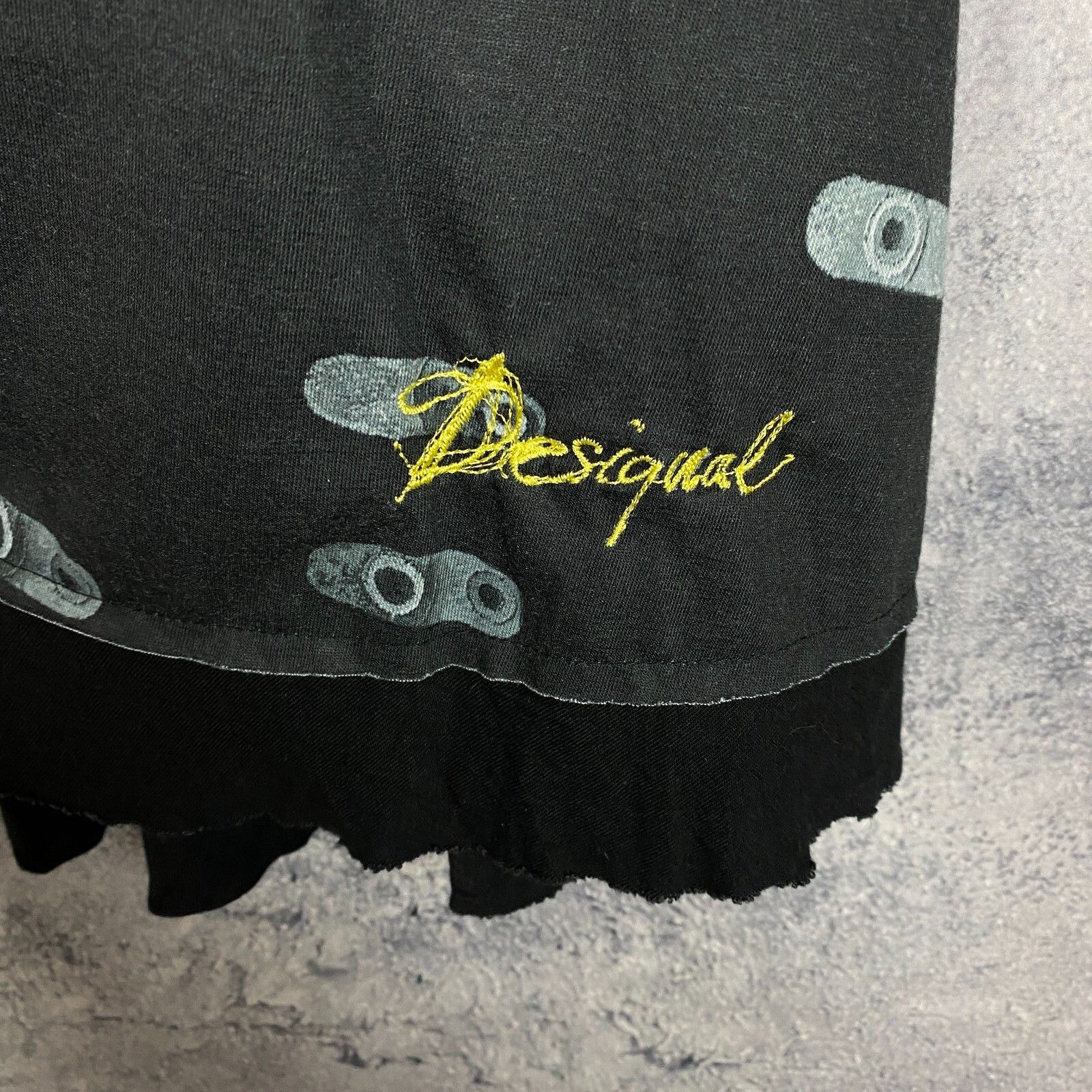 Desigual Desigual Dress Women's Size M Multicolor Short Sleeve ` Size M / US 6-8 / IT 42-44 - 5 Thumbnail