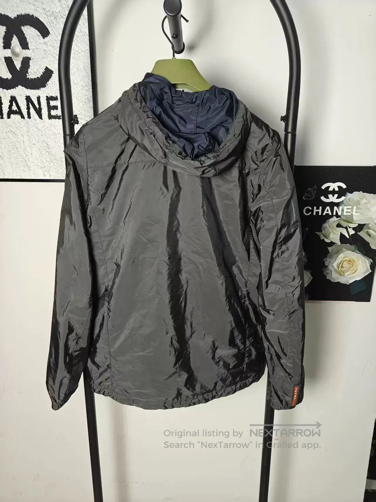 Prada Prada Reversible Cotton Jacket with Logo. Size US M / EU 48-50 / 2 - 2 Thumbnail
