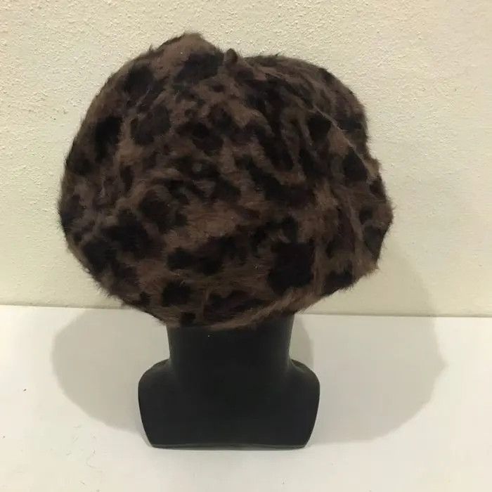 Japanese Brand Japanese Brand Leopard Fleece Beanie Hat Size ONE SIZE - 4 Thumbnail