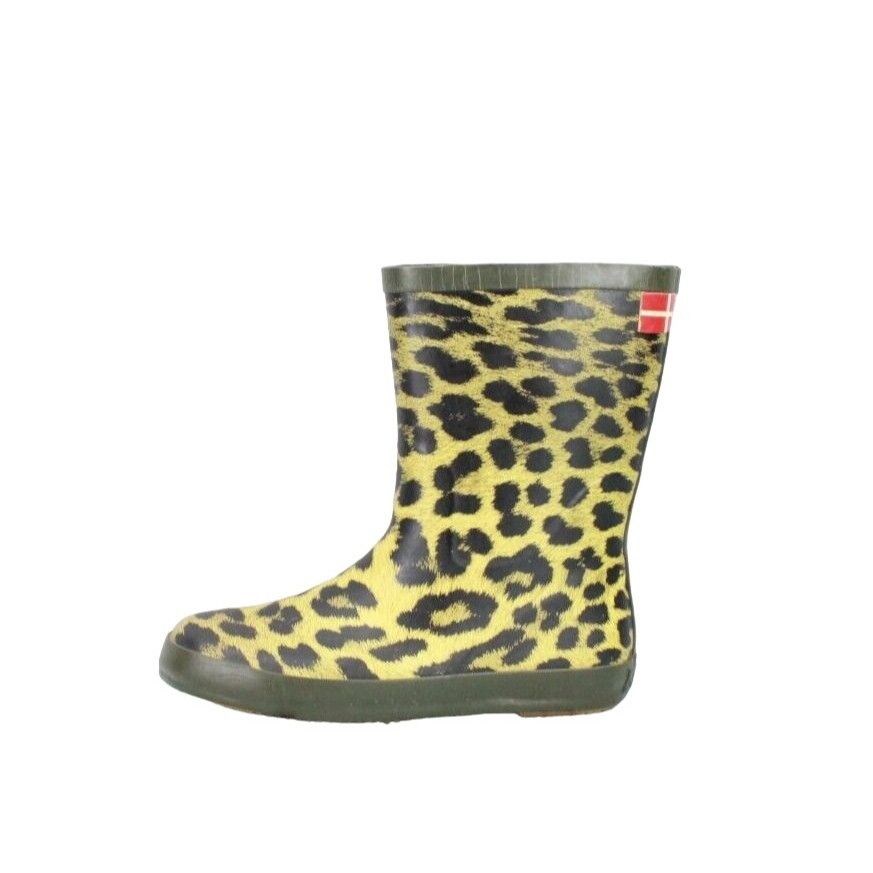 Sanita Animal Print Cheetah Mid Calf Rain Boots Footwear