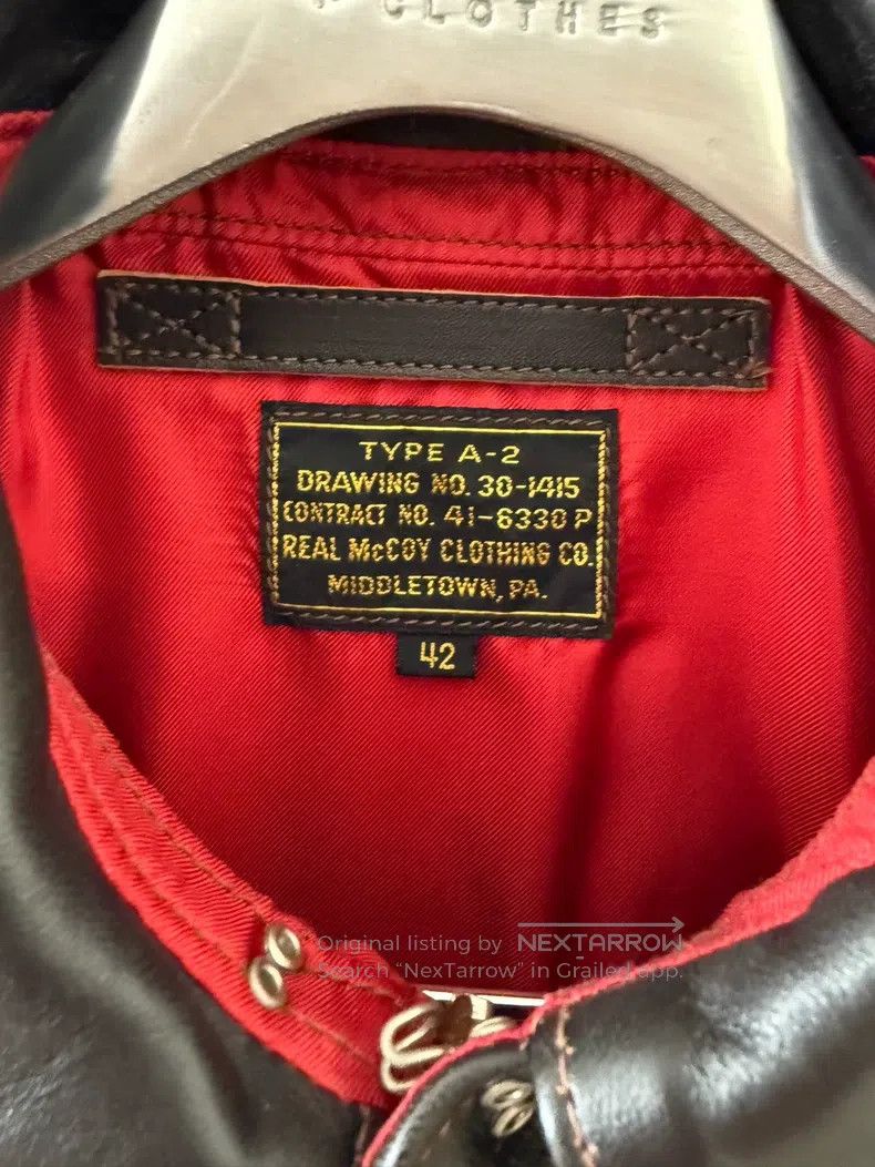 The Real McCoy's The Real McCoys A2 flight jacket Size US XS / EU 42 / 0 - 2 Thumbnail