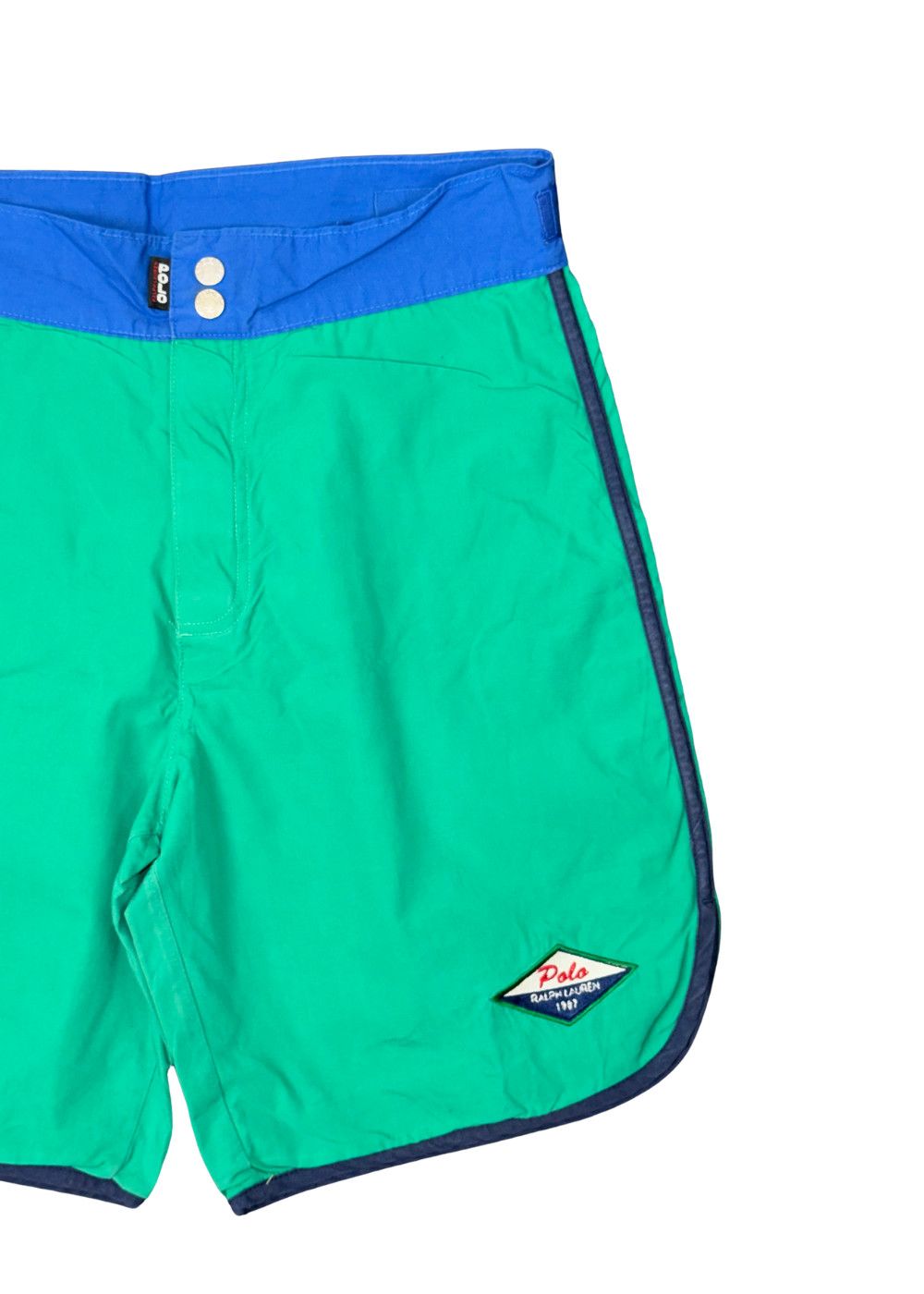 90s Polo Sport RL Board Swim Shorts Surf Beach Taiwan L image 5