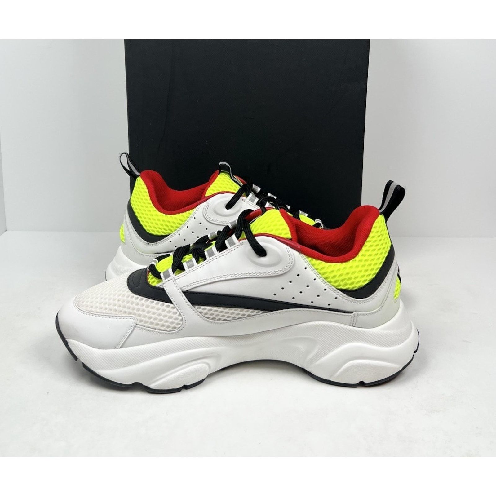 Dior Size 41EU/8US - Dior B22 Yellow/Red Trainers Size US 8 / EU 41 - 5 Thumbnail