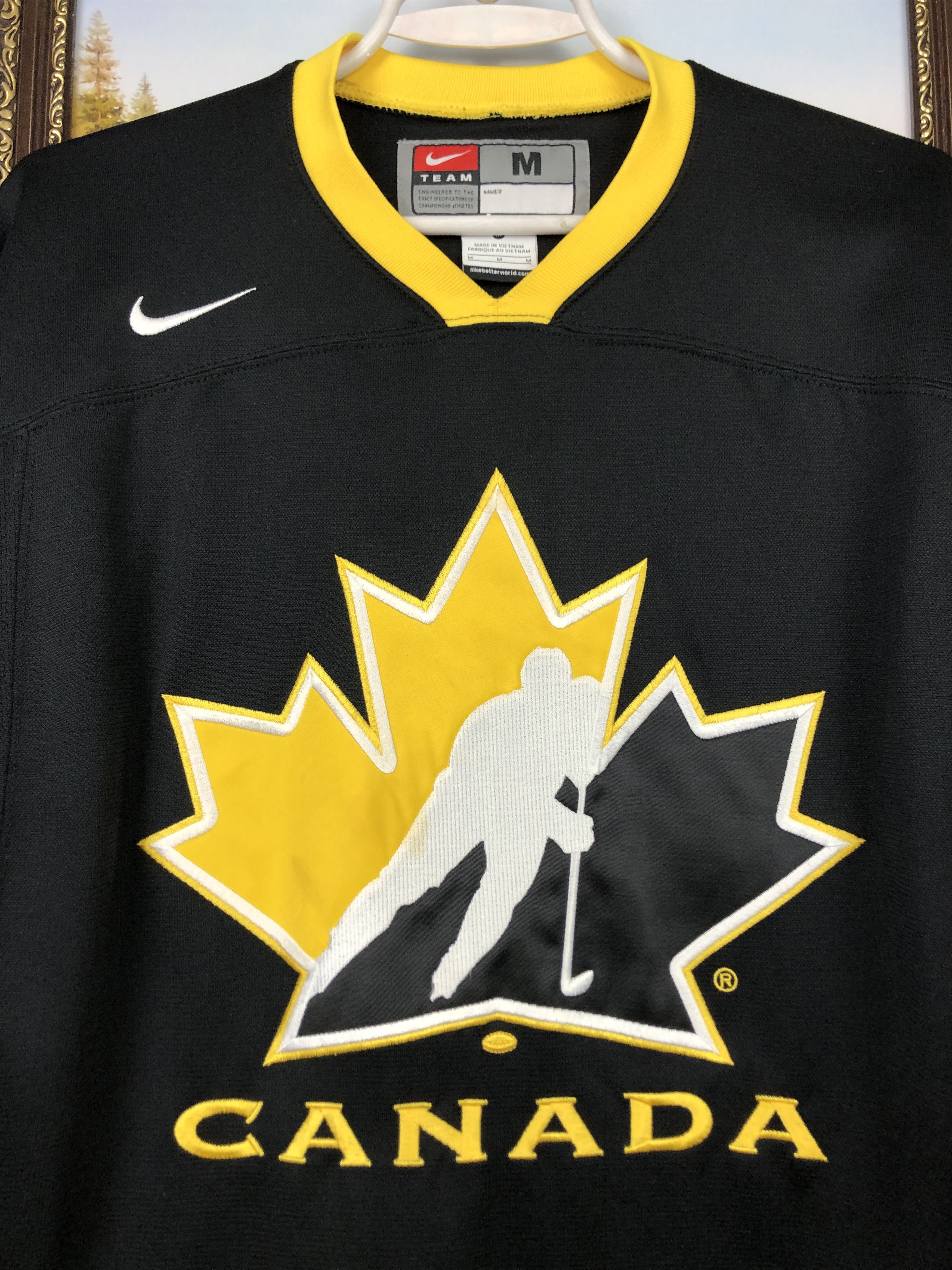 Nike Vintage Nike Canada Ice Hockey Jersey Shirt Rare Trikot Size US M / EU 48-50 / 2 - 6 Thumbnail