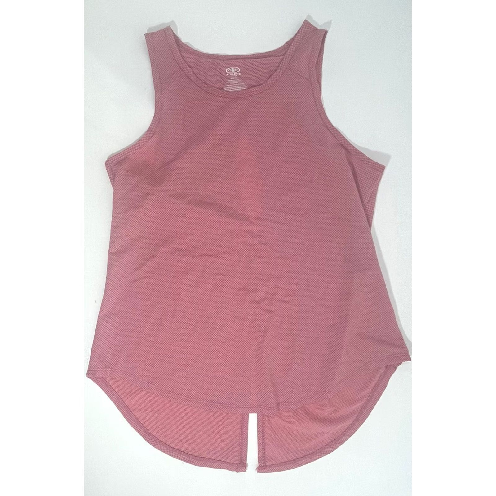 Athletic Works Athletic Works Shirt Womens M Rose women medium tank top color crew neck high low Size M / US 6-8 / IT 42-44 - 4 Thumbnail