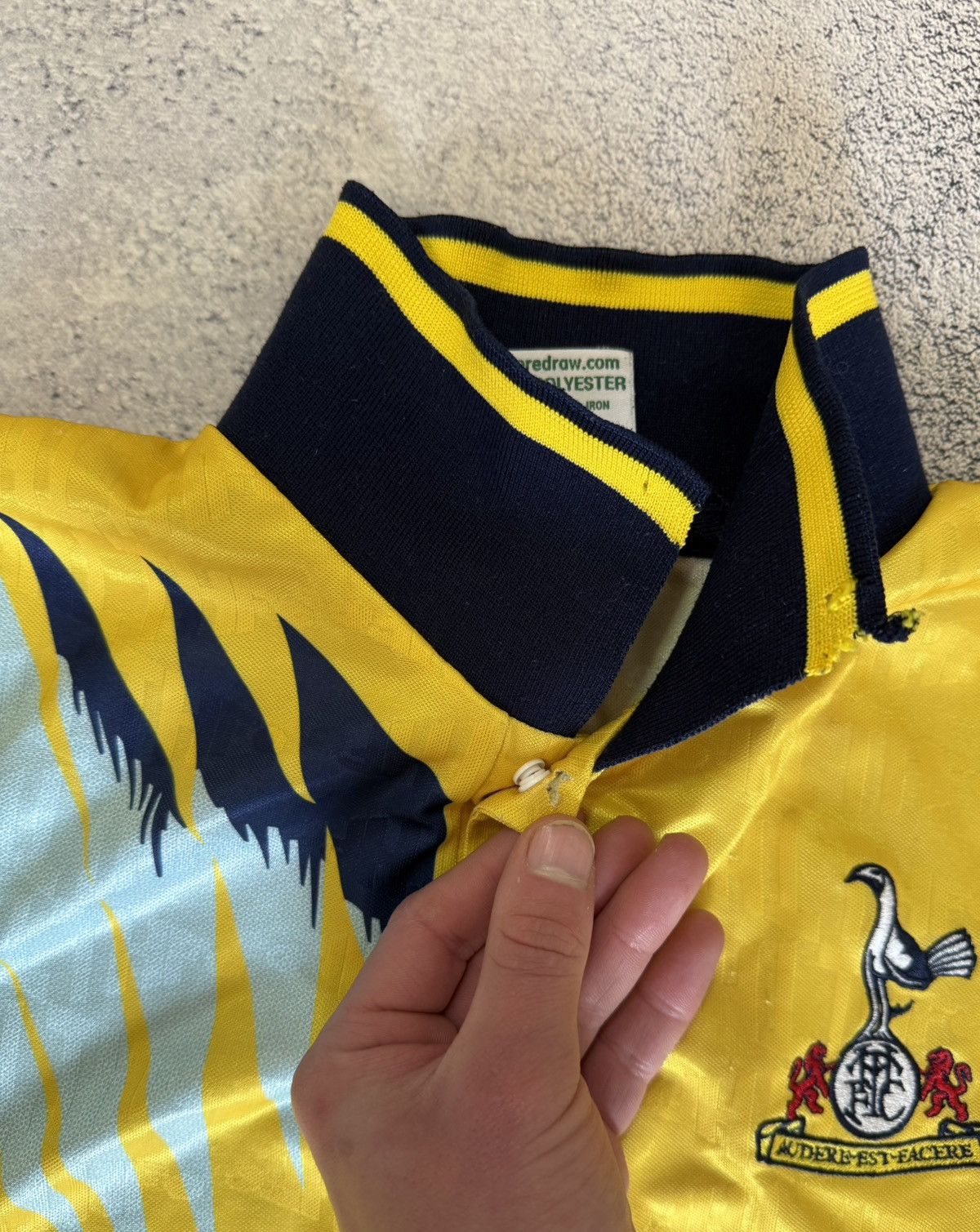 Other Vintage Tottenham Hotspur 1992 Away Shirt Score Draw Jersey Size US M / EU 48-50 / 2 - 21 Thumbnail