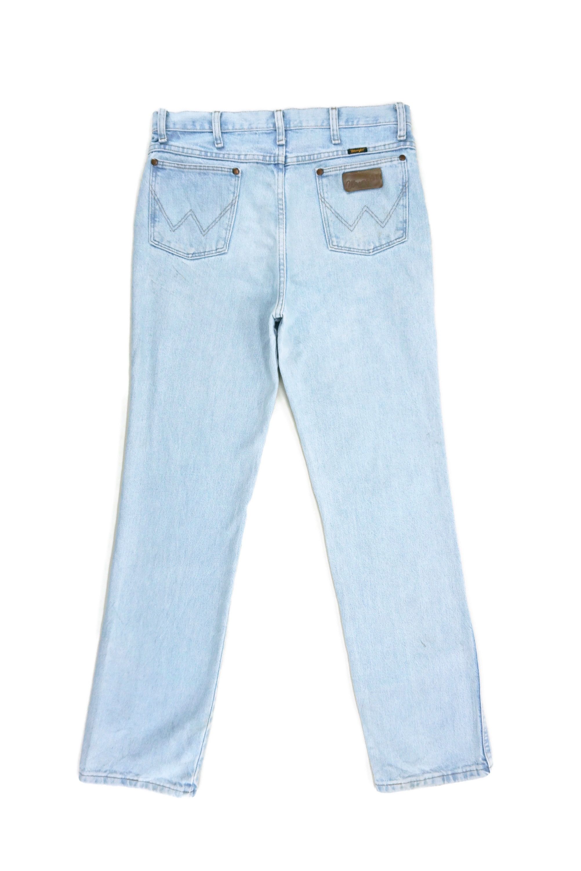 Wrangler Vintage 936GBH Jeans W34xL34 High-Waisted Light Wash Denim Size US 34 / EU 50 - 2 Thumbnail