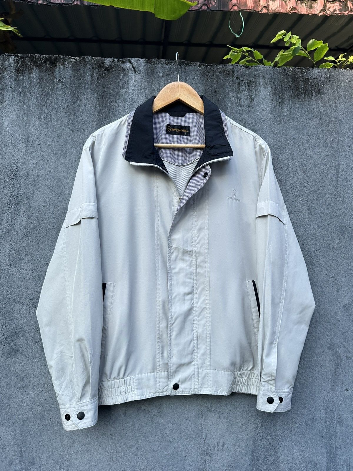 Gianni Valentino 👹Vintage Gianni Valentino Light Bomber Jacket Size US M / EU 48-50 / 2 - 4 Thumbnail