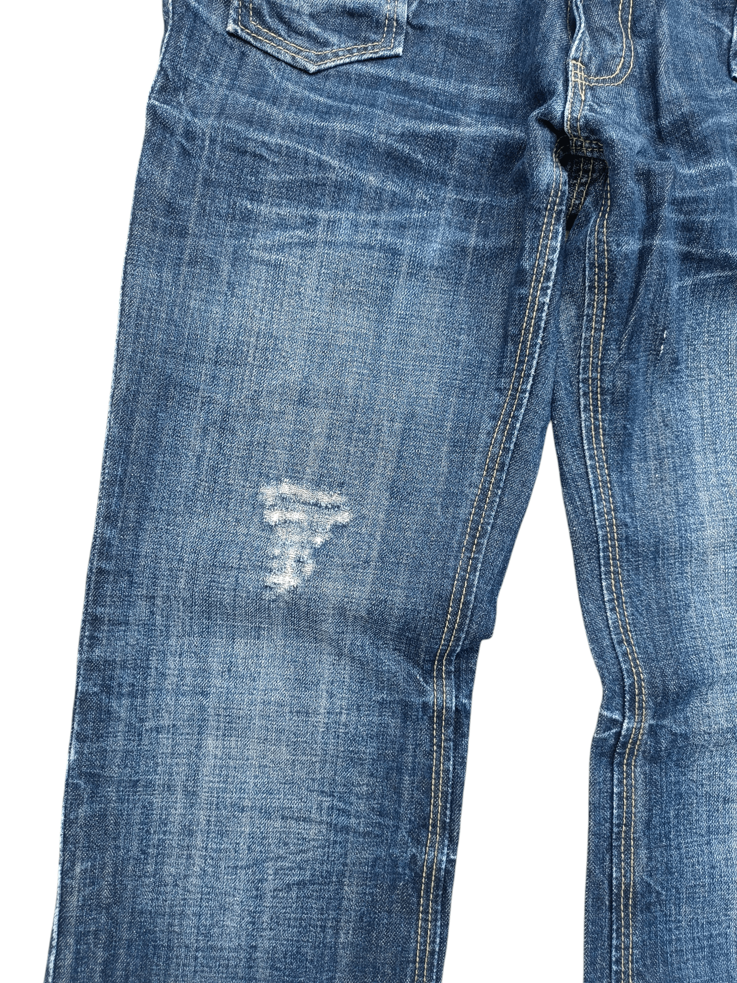 If Six Was Nine × Japanese Brand × Le Grande Bleu (L.G.B.) FLARED Distressed Japanese Brand RUSS-K Bootcut Denim Size US 30 / EU 46 - 10 Thumbnail