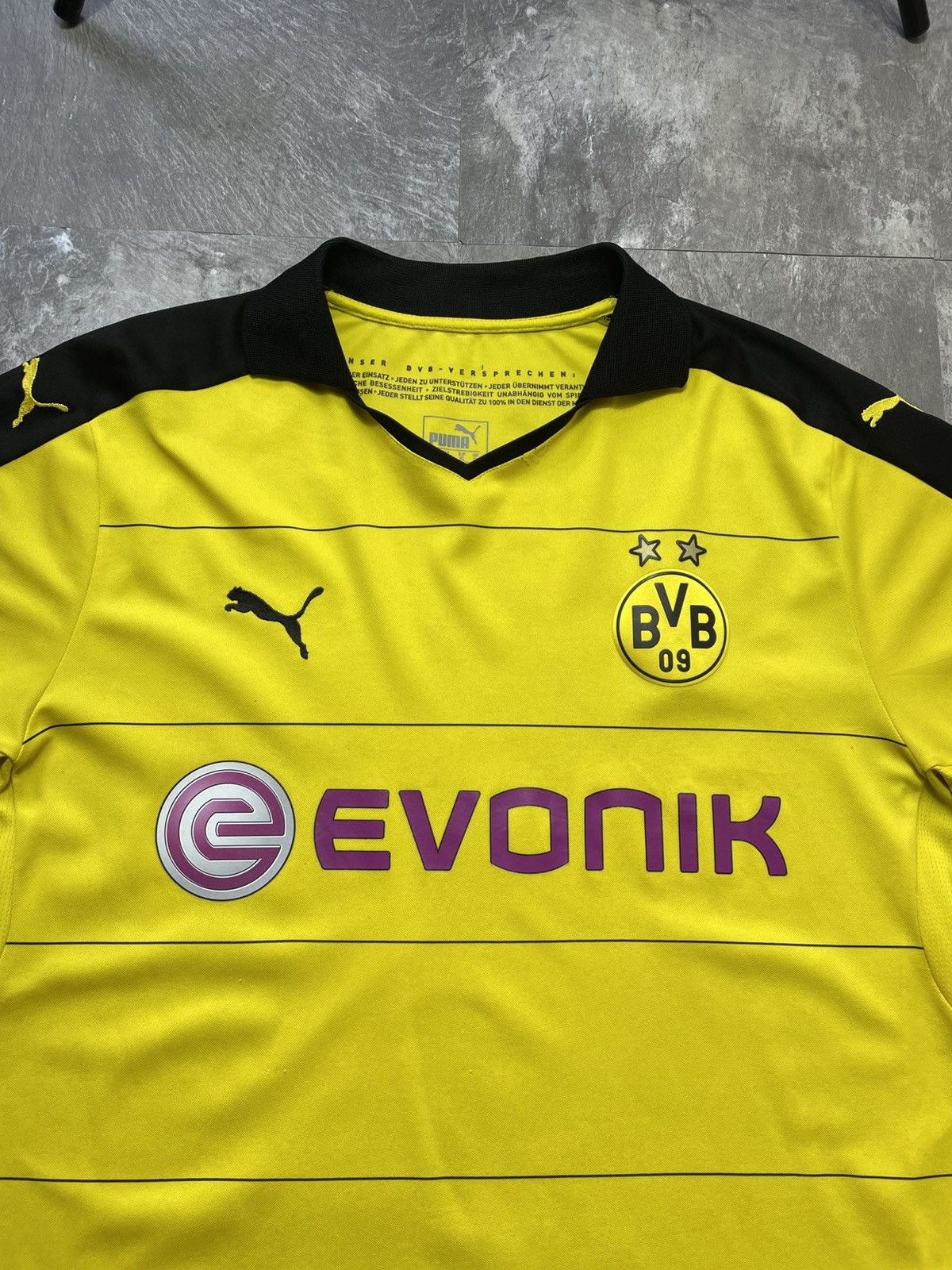 Puma Puma Borussia Dortmund 2015 2016 Home Shirt Kit Jersey BVB Size US XL / EU 56 / 4 - 2 Thumbnail