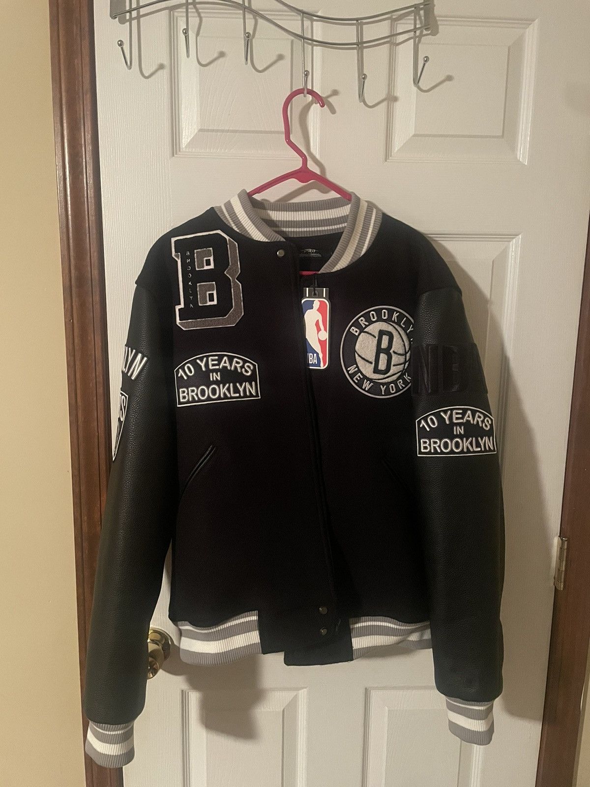 Pro Standard Brooklyn Nets NBA Varsity Jacket Size US L / EU 52-54 / 3 - 1 Thumbnail